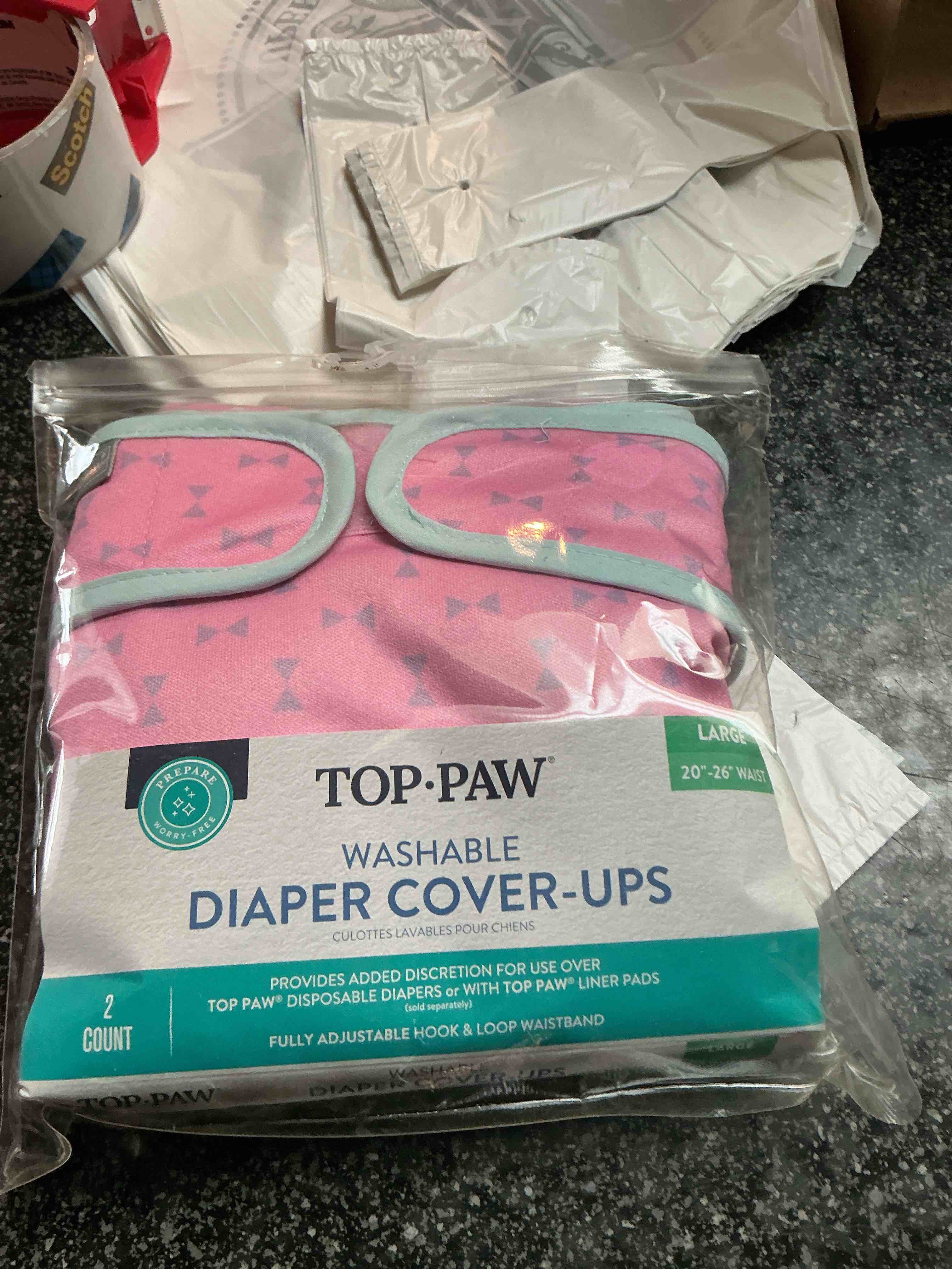 Top-Paw Washable Diaper Cover-Ups Size L  