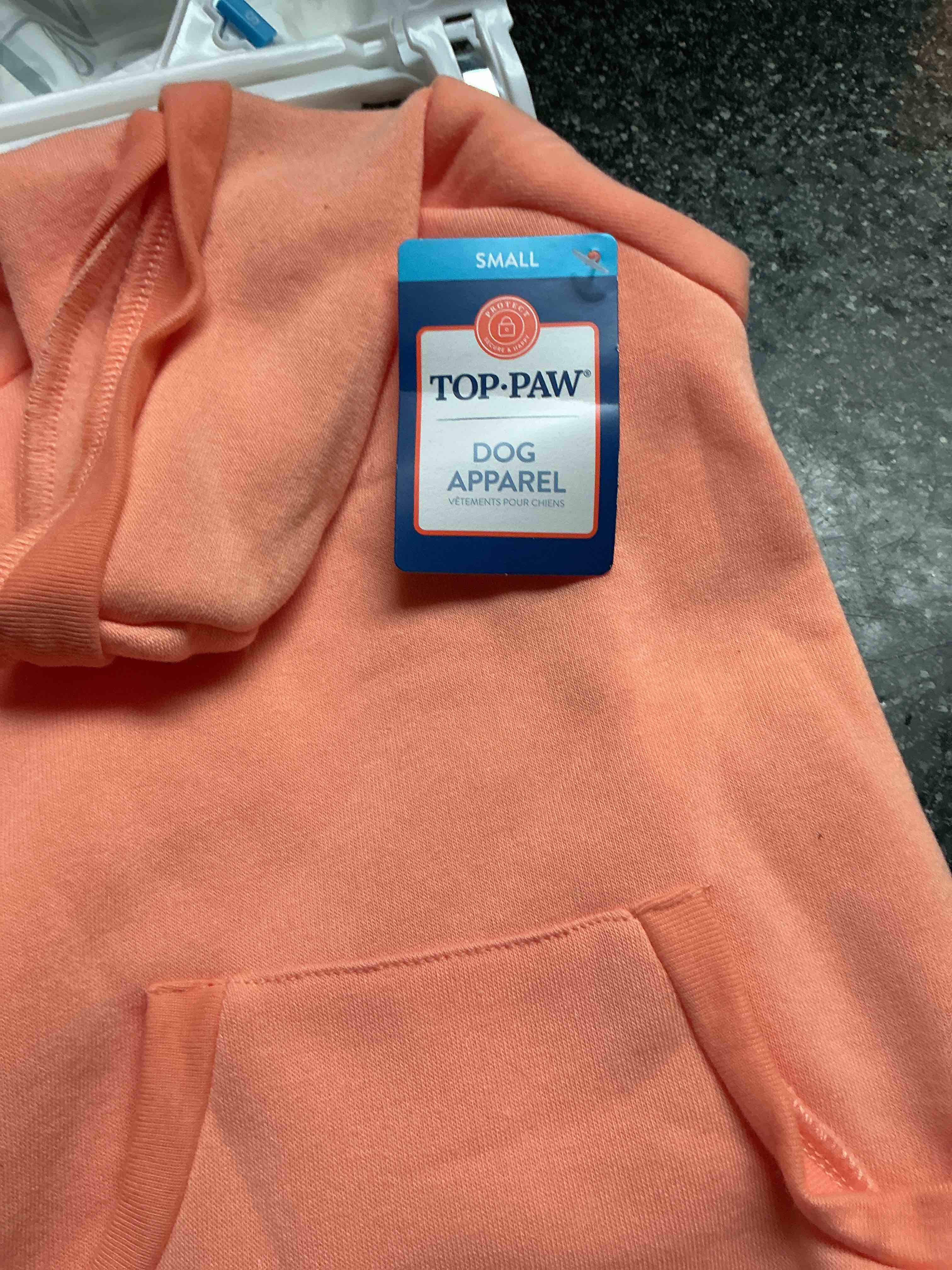 top-paw dog apparel size s 