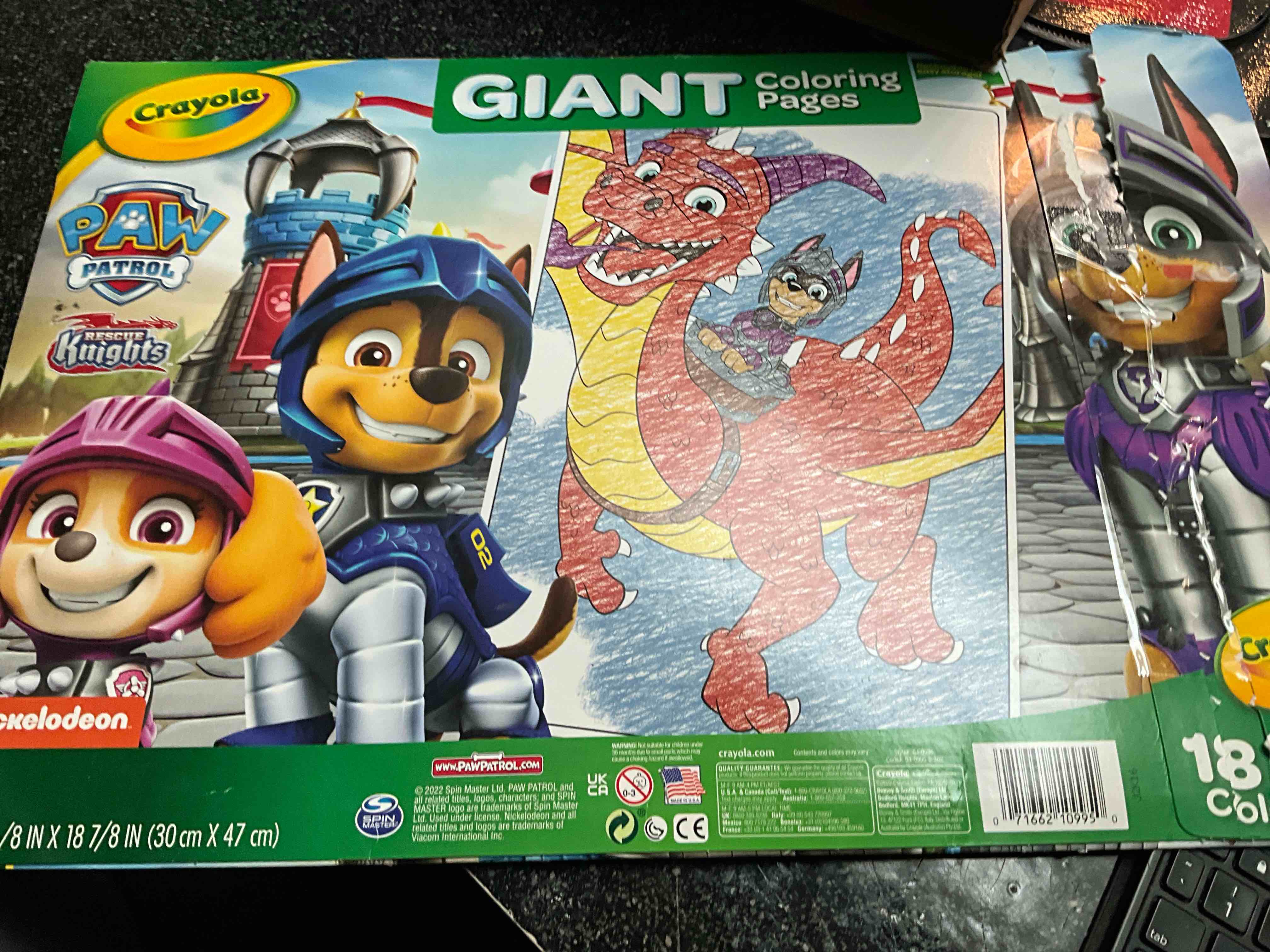 Crayola - Paw Patrol - Nickelodeon - Giant Coloring Pages 