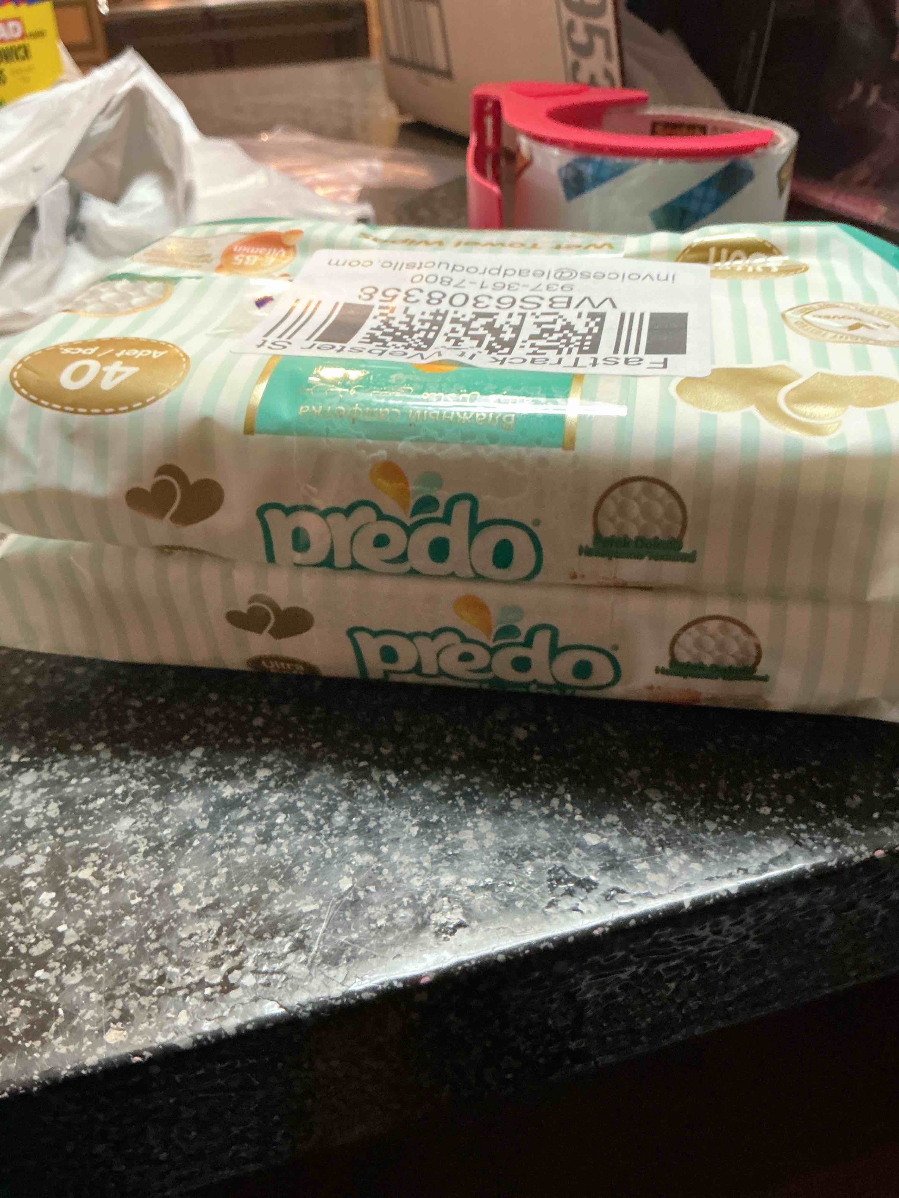 Predo Baby Wipes 40 Count Ultra Soft 