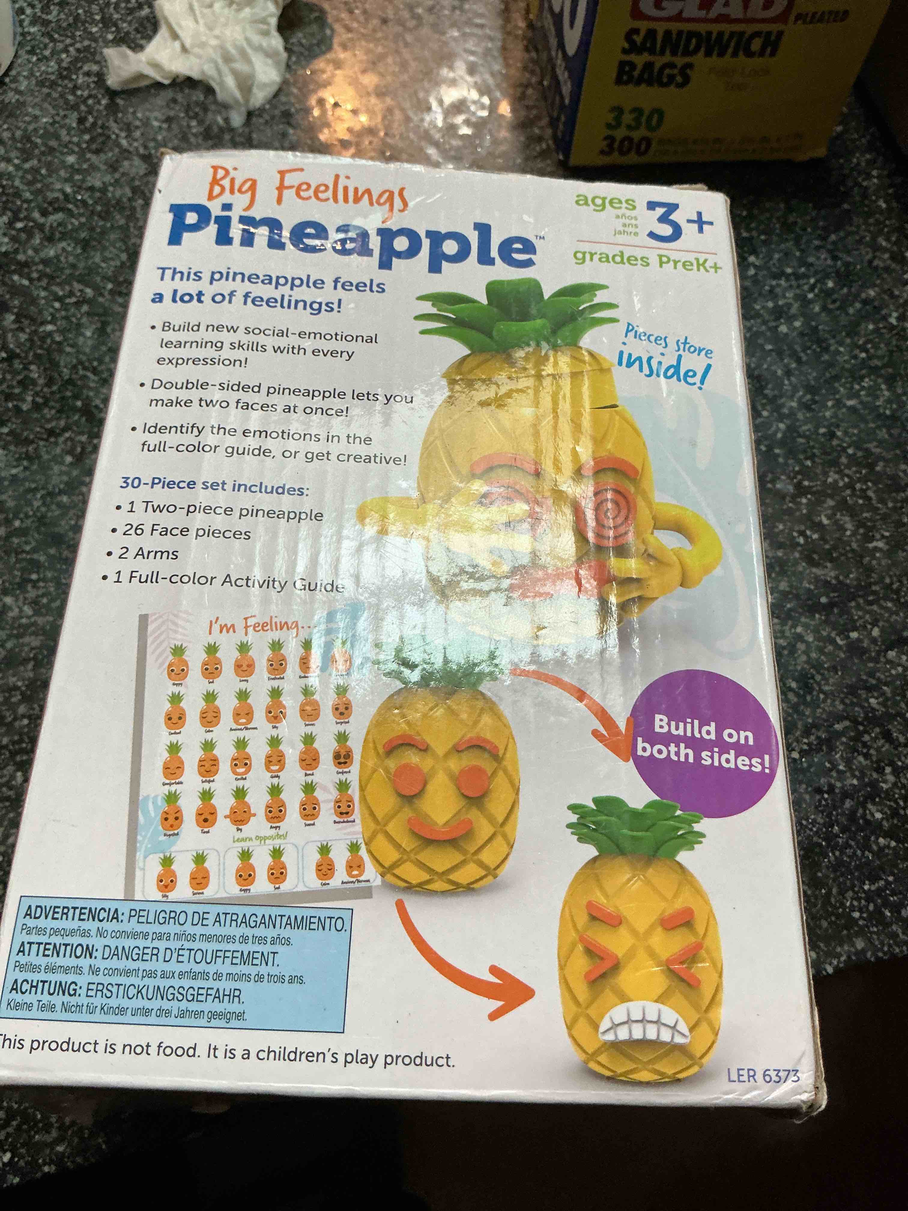 Big Feelings Pineapple Age 3 + 