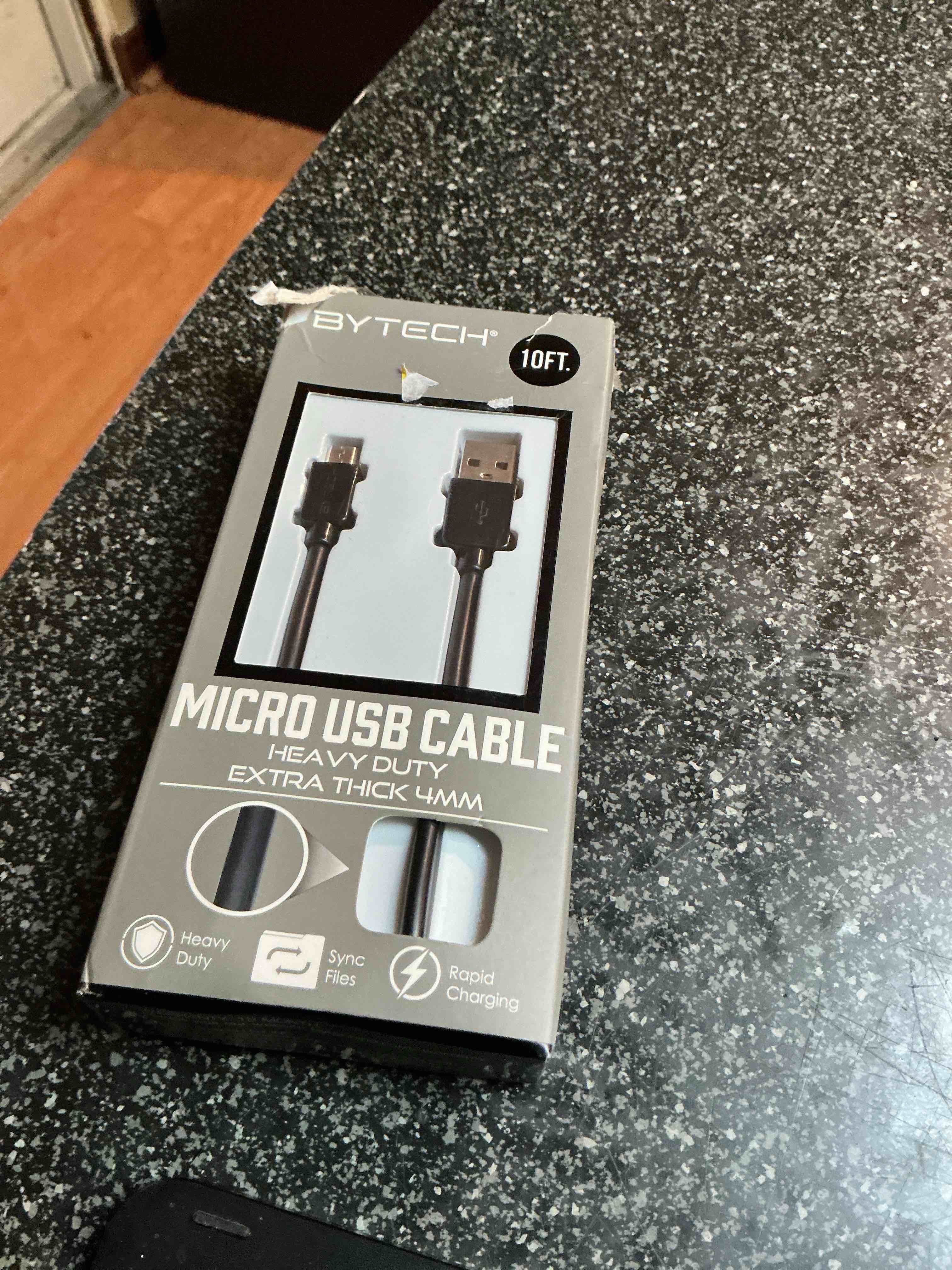 By Tech Micro USB Cable 10 Ft. Heavy Duty Extra Thick 