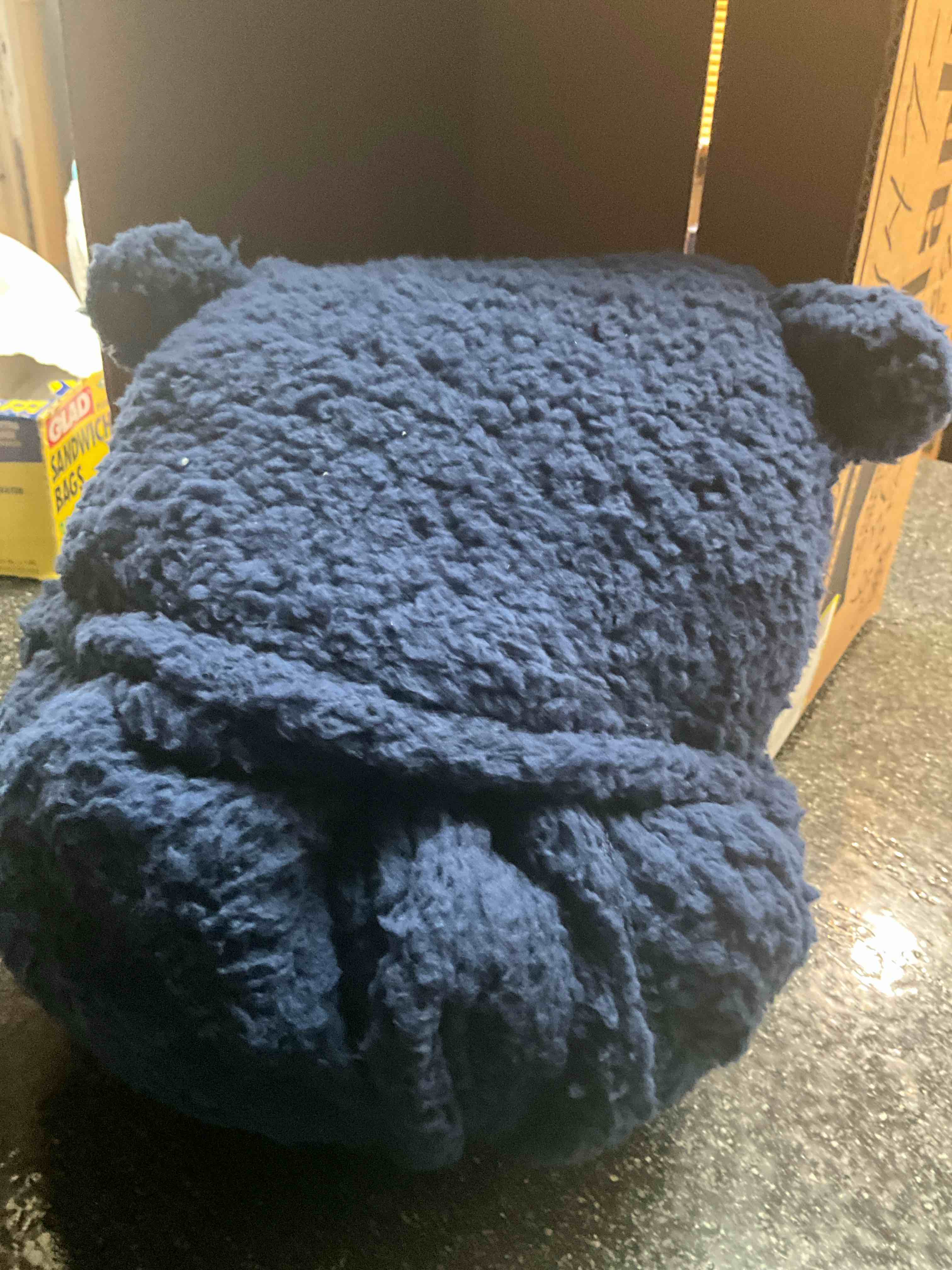 Blue - Extra Soft - Hooded Blanket 