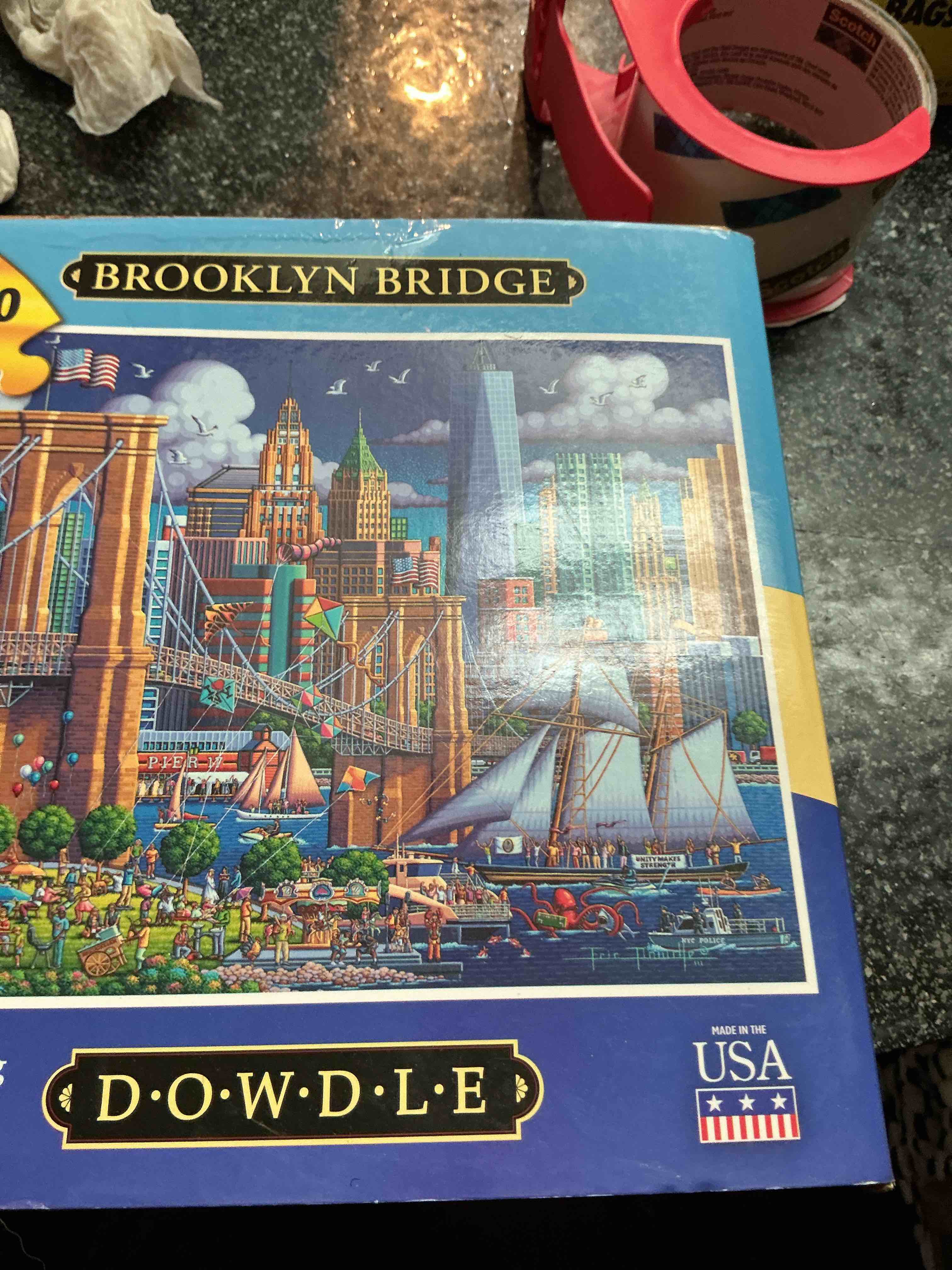 Dowdle  Brooklyn Bridge 500 Pieces 