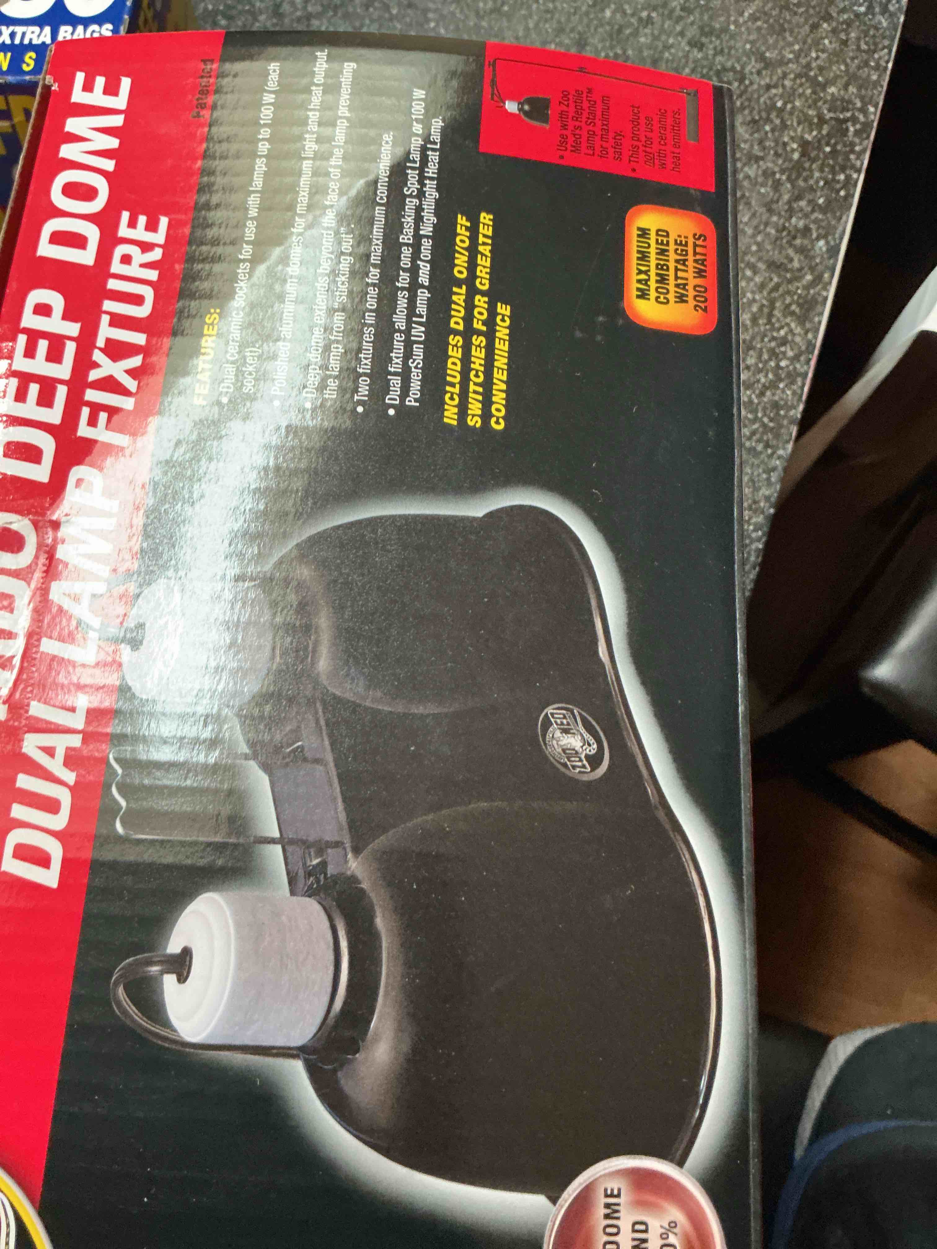 Mini Combo Deep Done Dual Light Fixture 