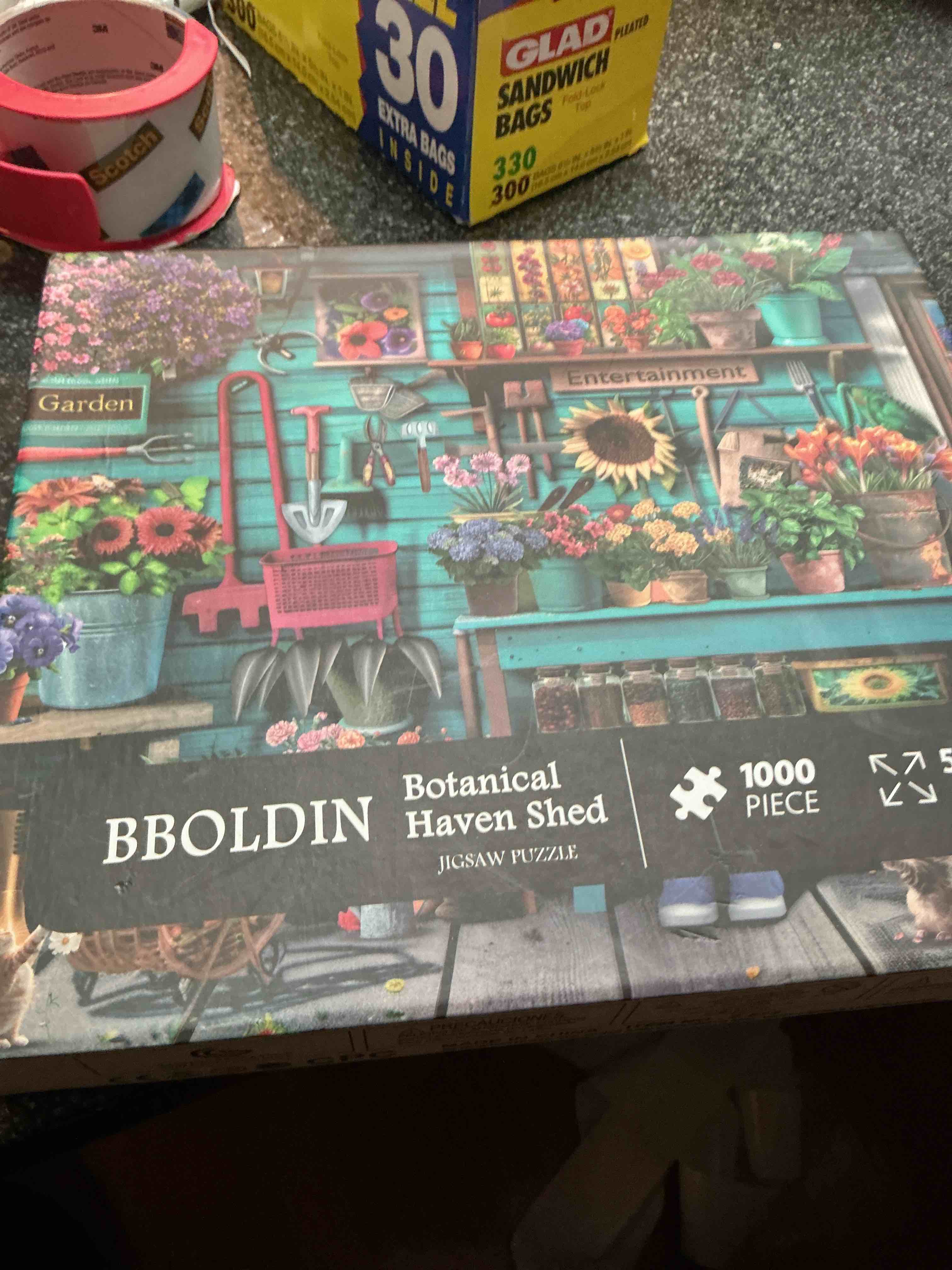 Garden Bboldin Botanical Haven Shed 1000 Pieces 50 X 70 CM 