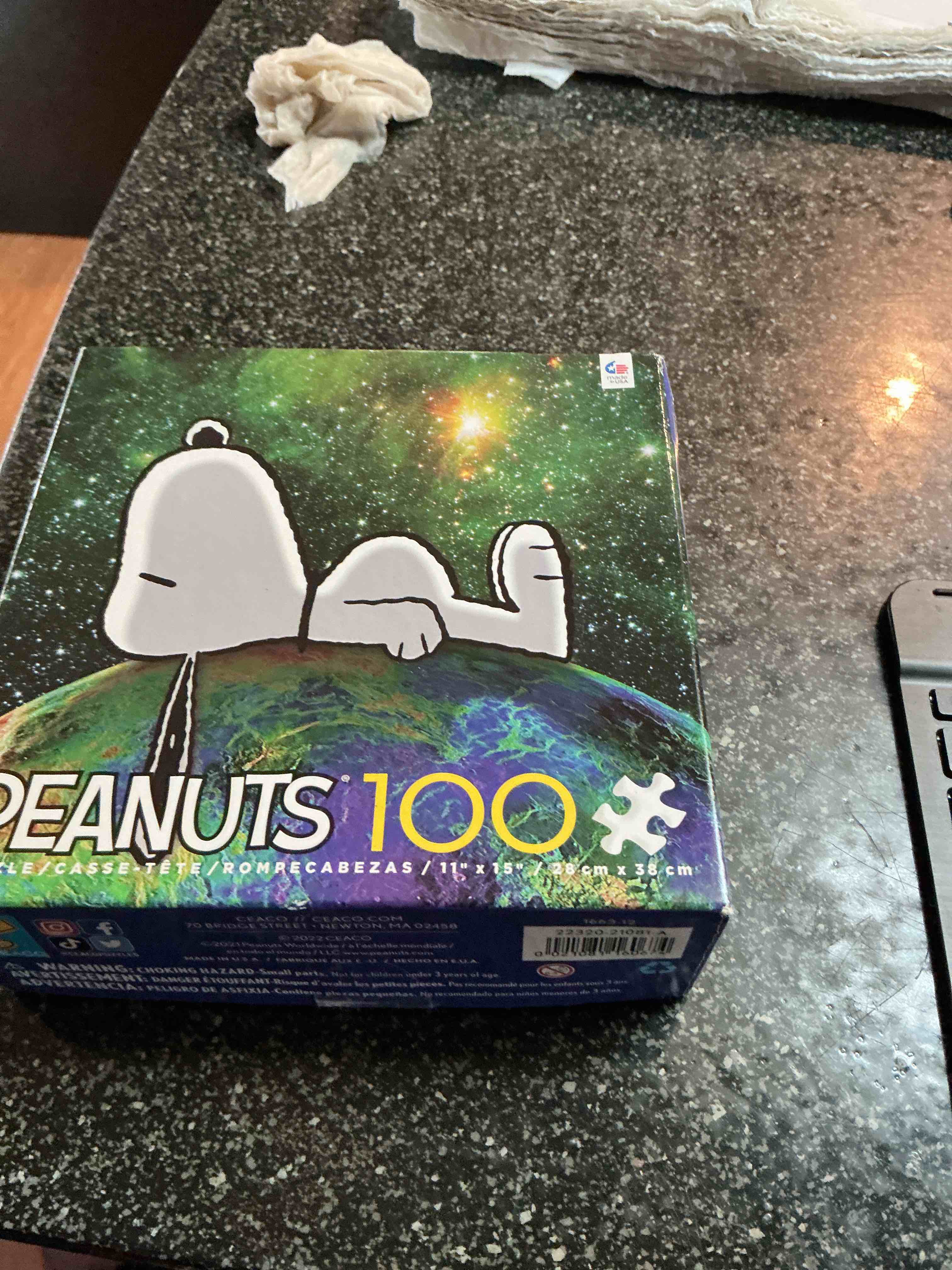 Peanuts 100 Piece Puzzle 
