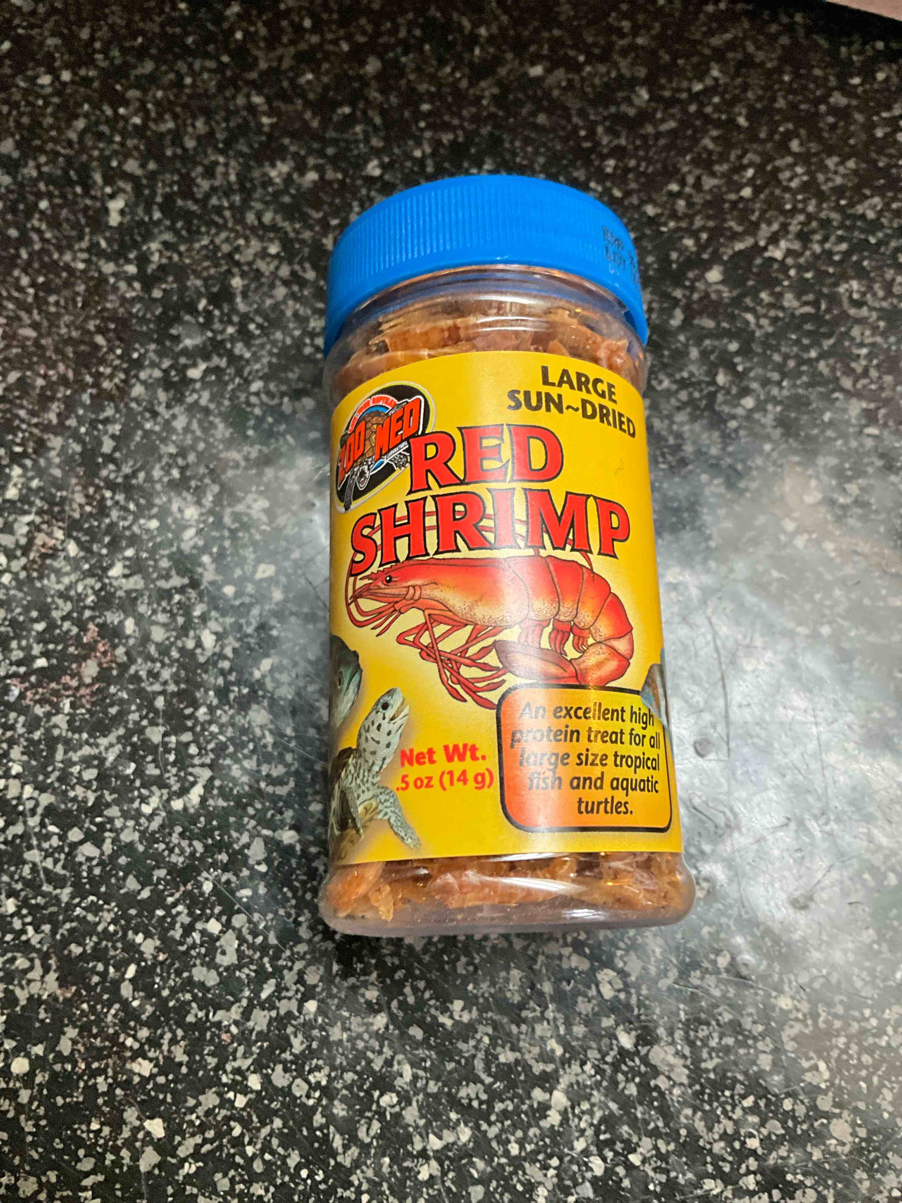 Zoo Med’s - Red Shrimp - Large Sun-Dried - .5 oz 