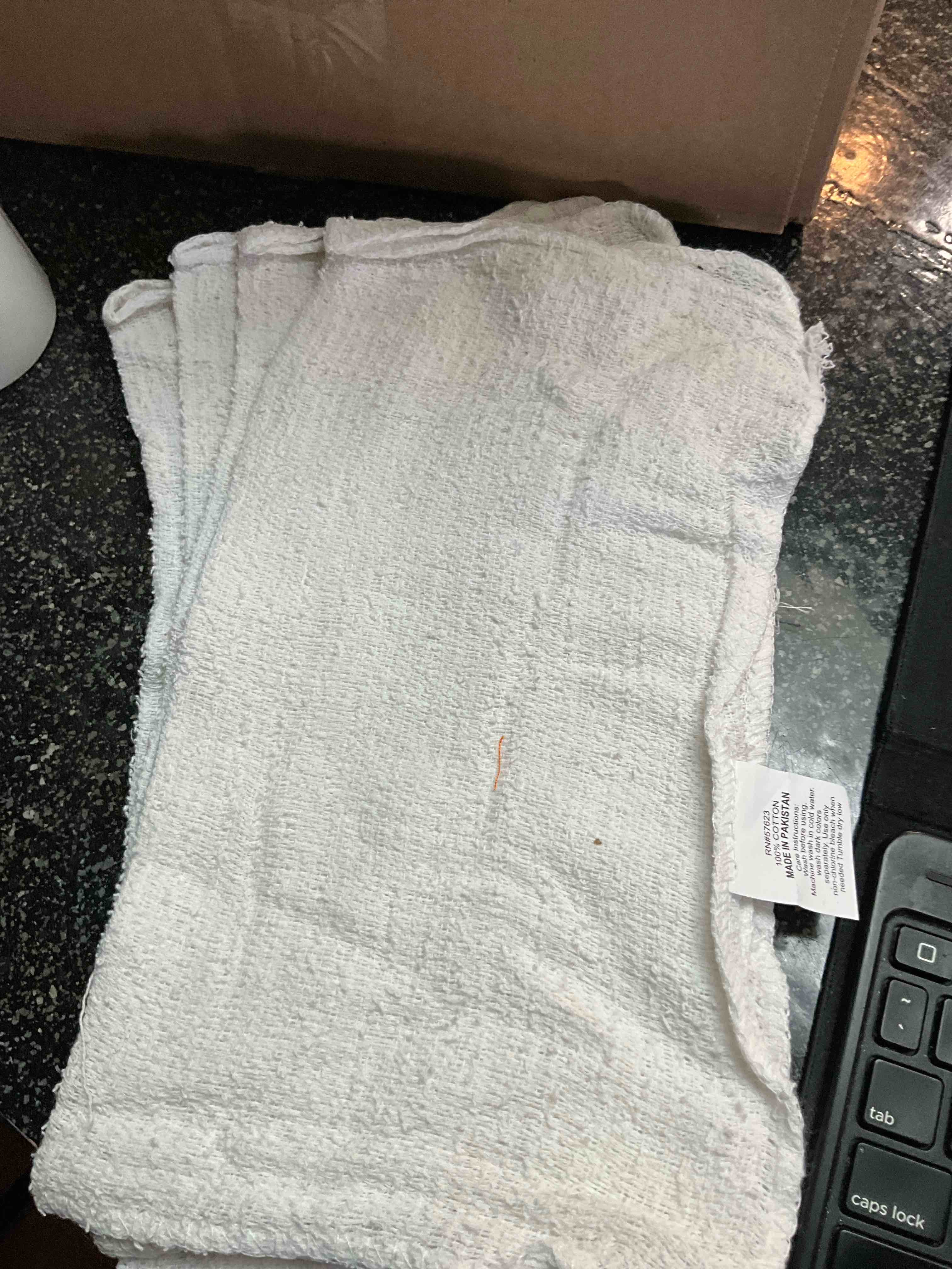 100% Cotton Wash Cloths - White - 4 count   