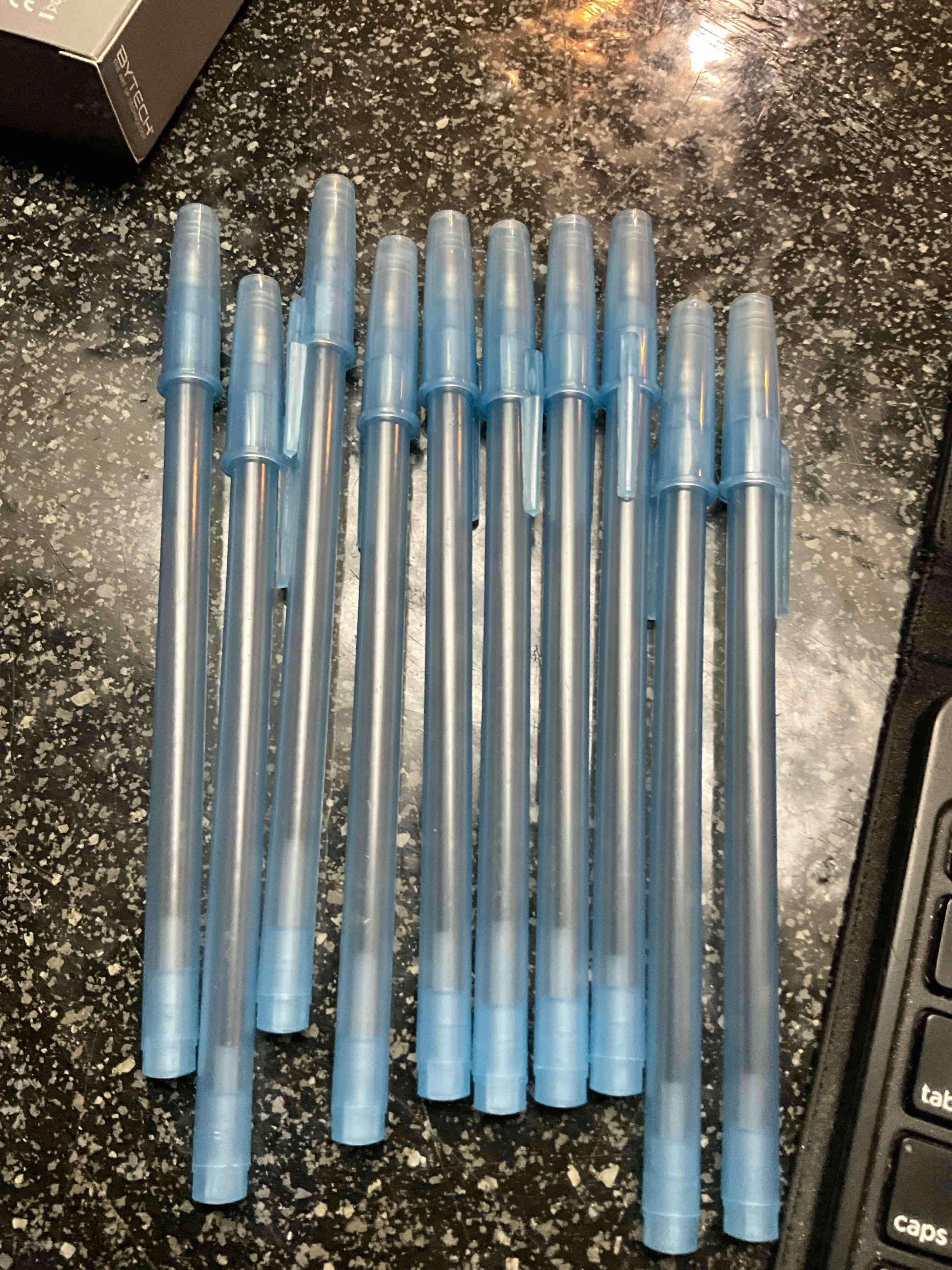 10 Medium - Blue - Ballpoint Pens