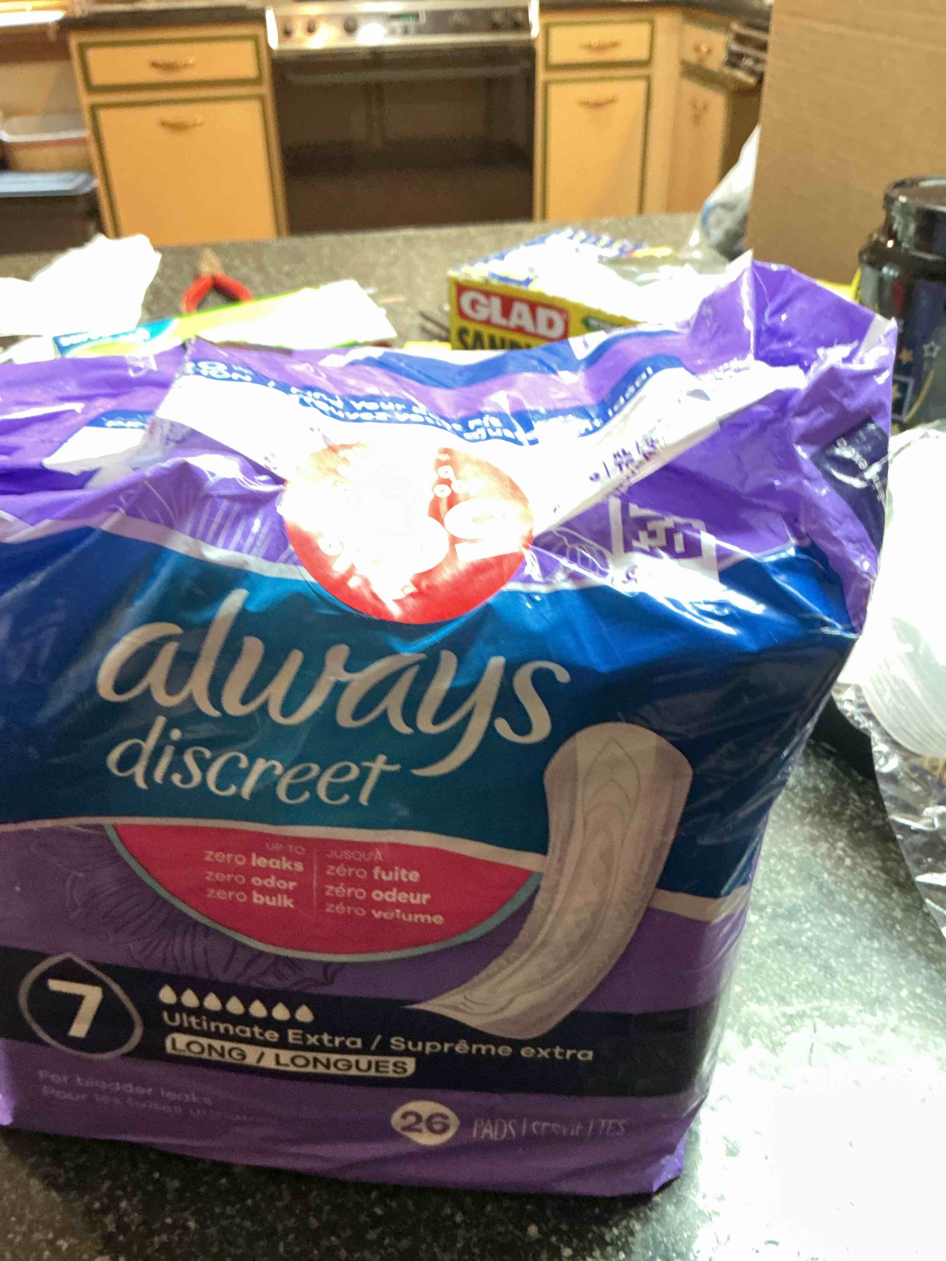Always Discreet Ultimate Extra / Supreme Extra 26 Pads 