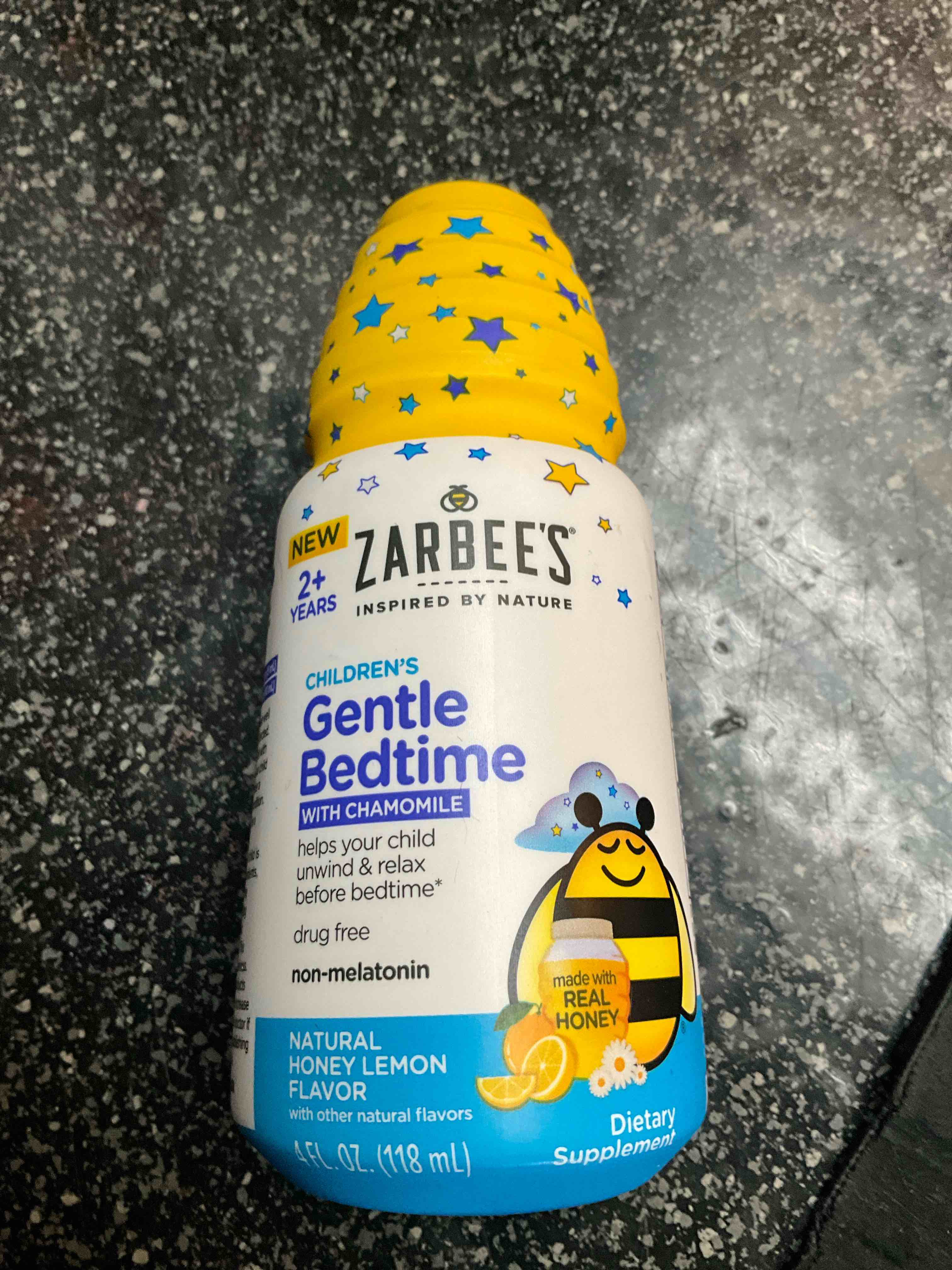 Zzarbee’s - Children’s Gentle Bedtime - Natural Honey Lemon flavor - 4 oz 
