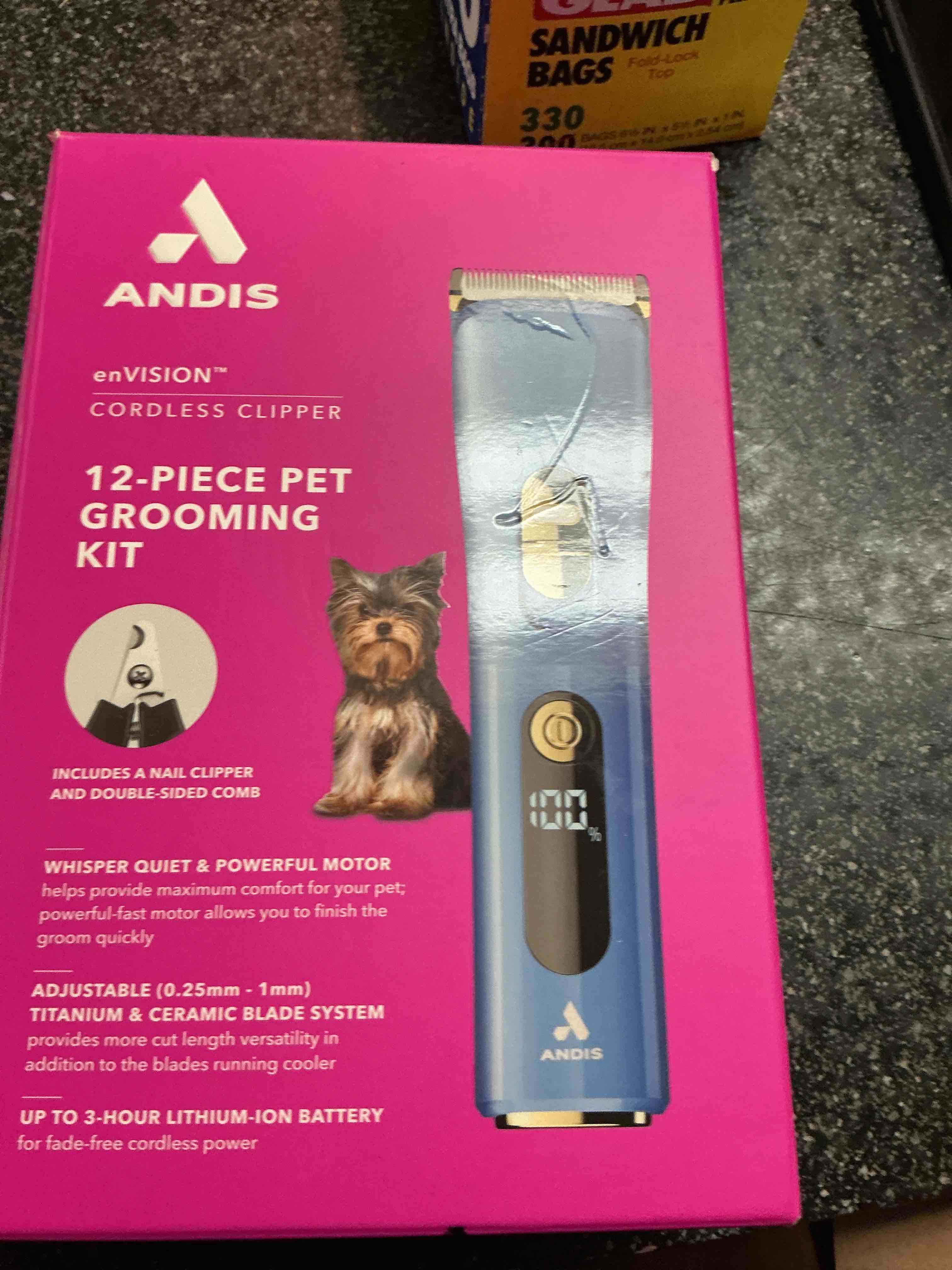 Andis 12 Piece Pet Grooming Kit 