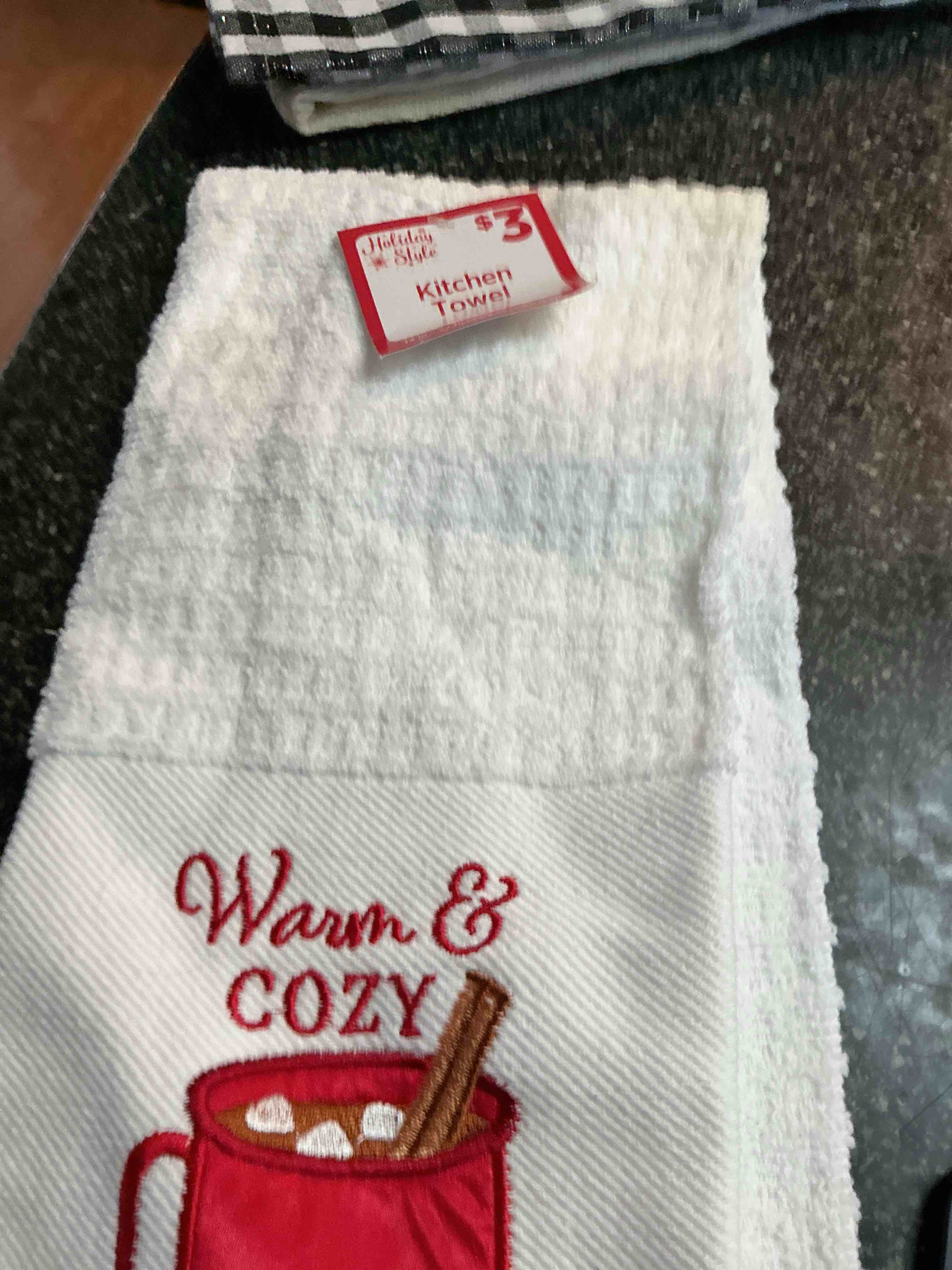 Warm Cozy Kitchen Towel 