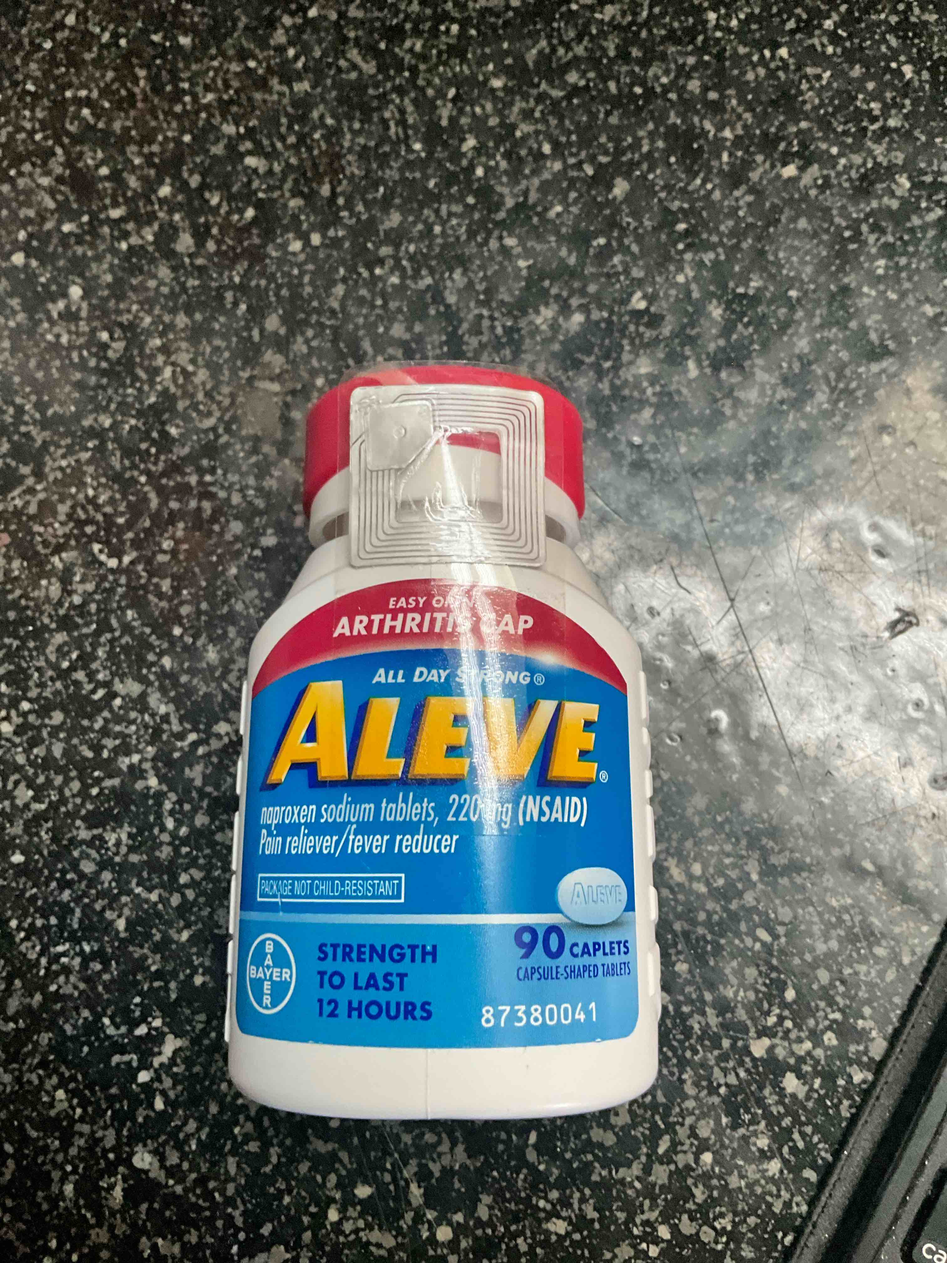 Aleve - last up to 12 hours - 90 caps 