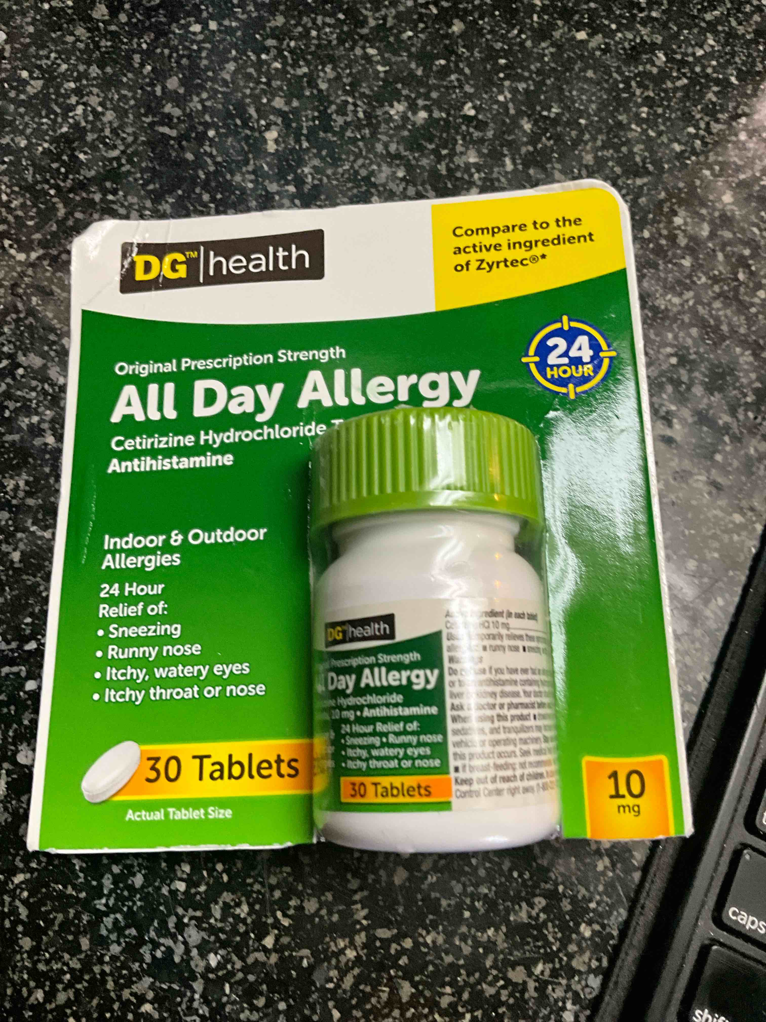 All Day Allergy - Indoor/Outdoor Allergy Relief - 30 tablets 