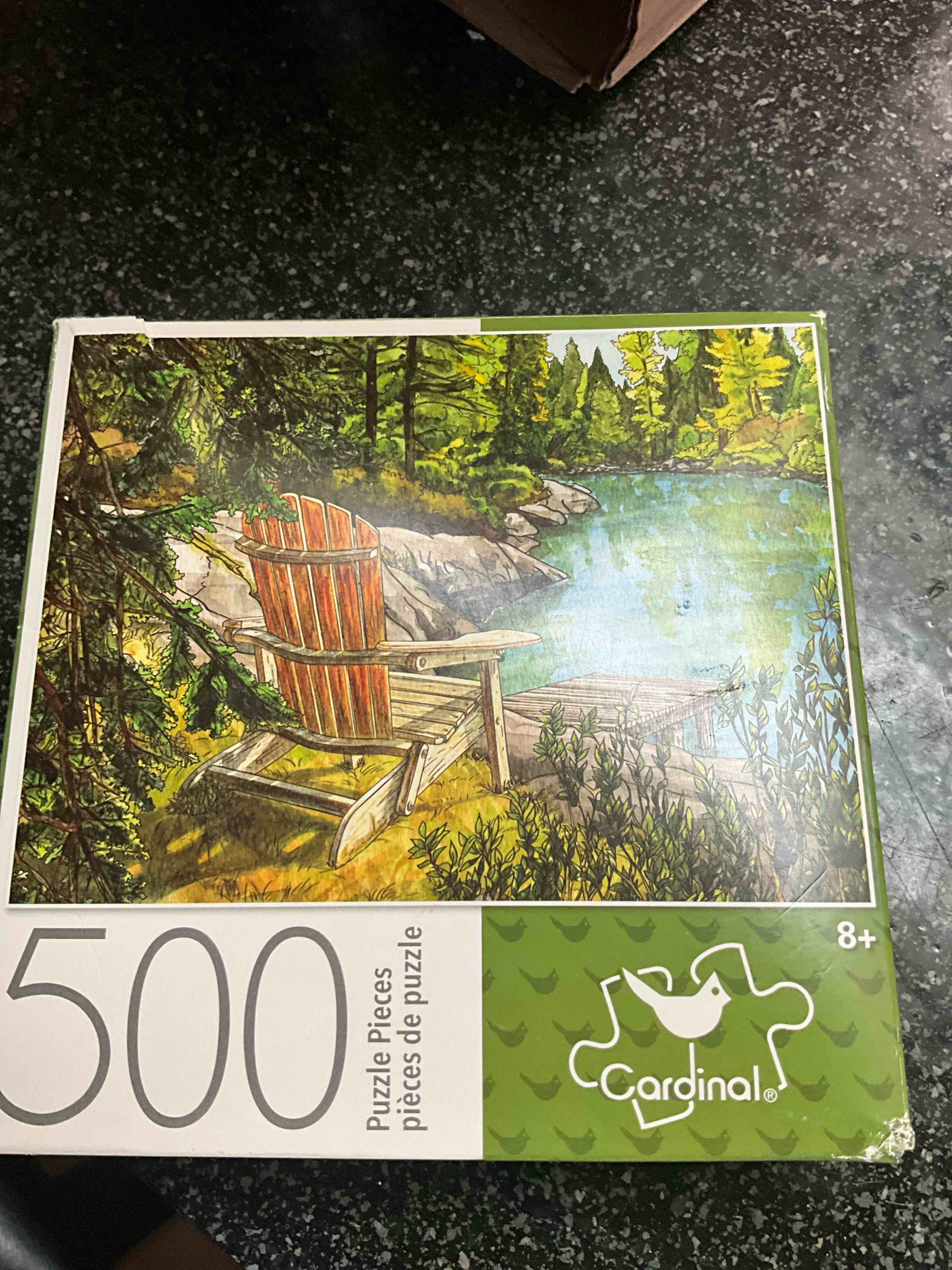 Cardinal - 500 pc Puzzle - Lake Scene 