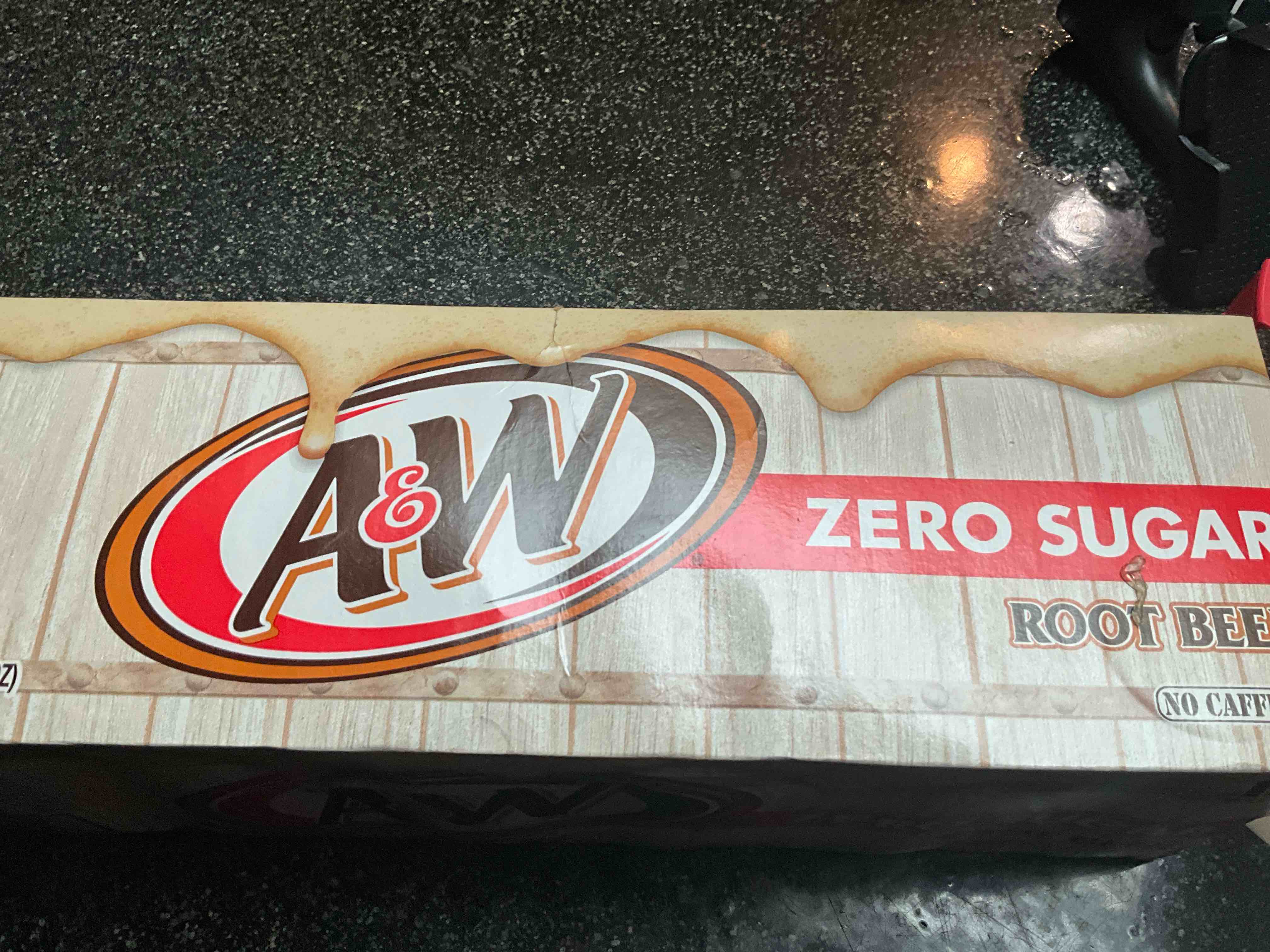 A&W Zero Sugar Root Beer Soda, 12 fl oz cans (Pack of 12)