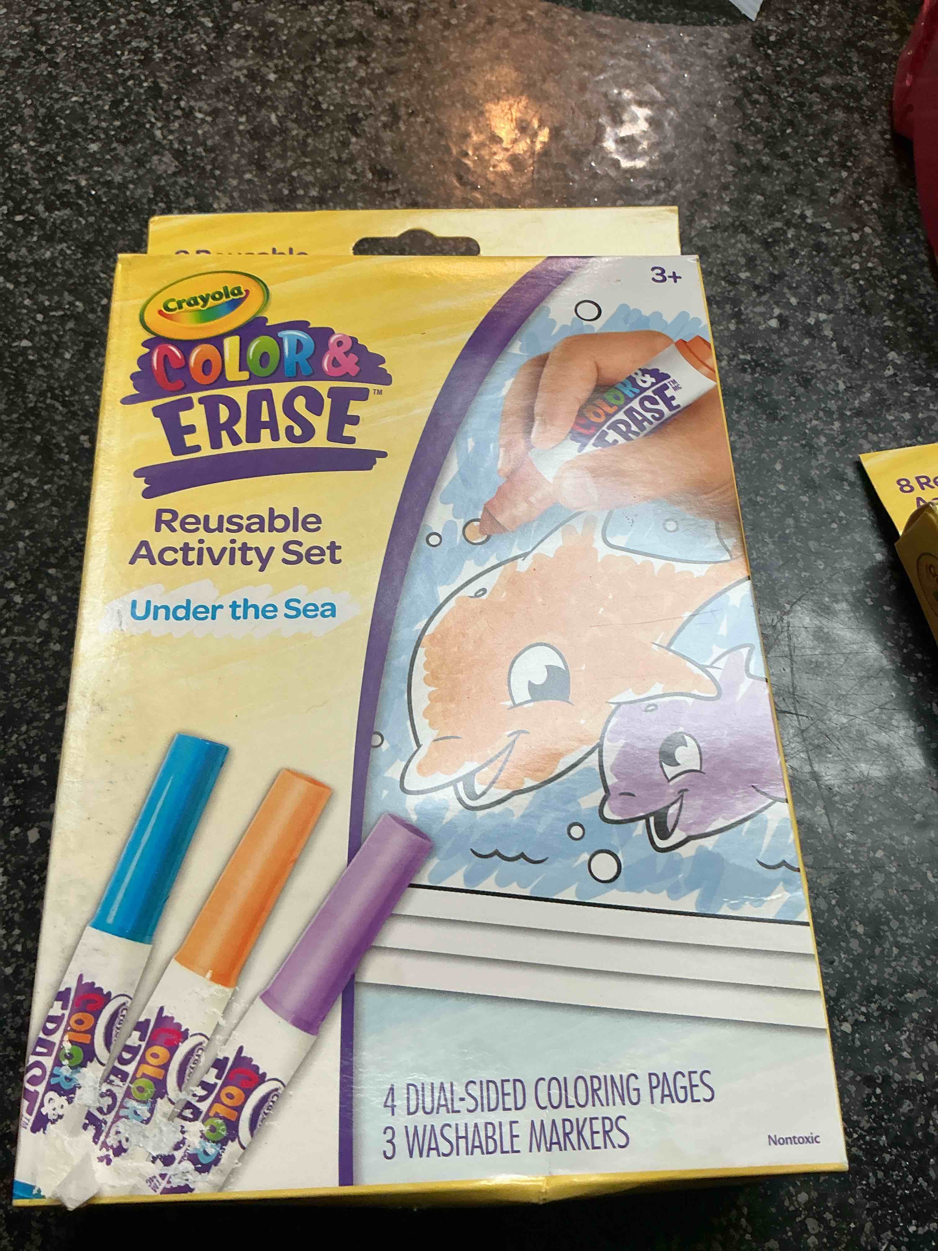 Crayola Color & Erase Reusable Activity Set  Under The Sea 