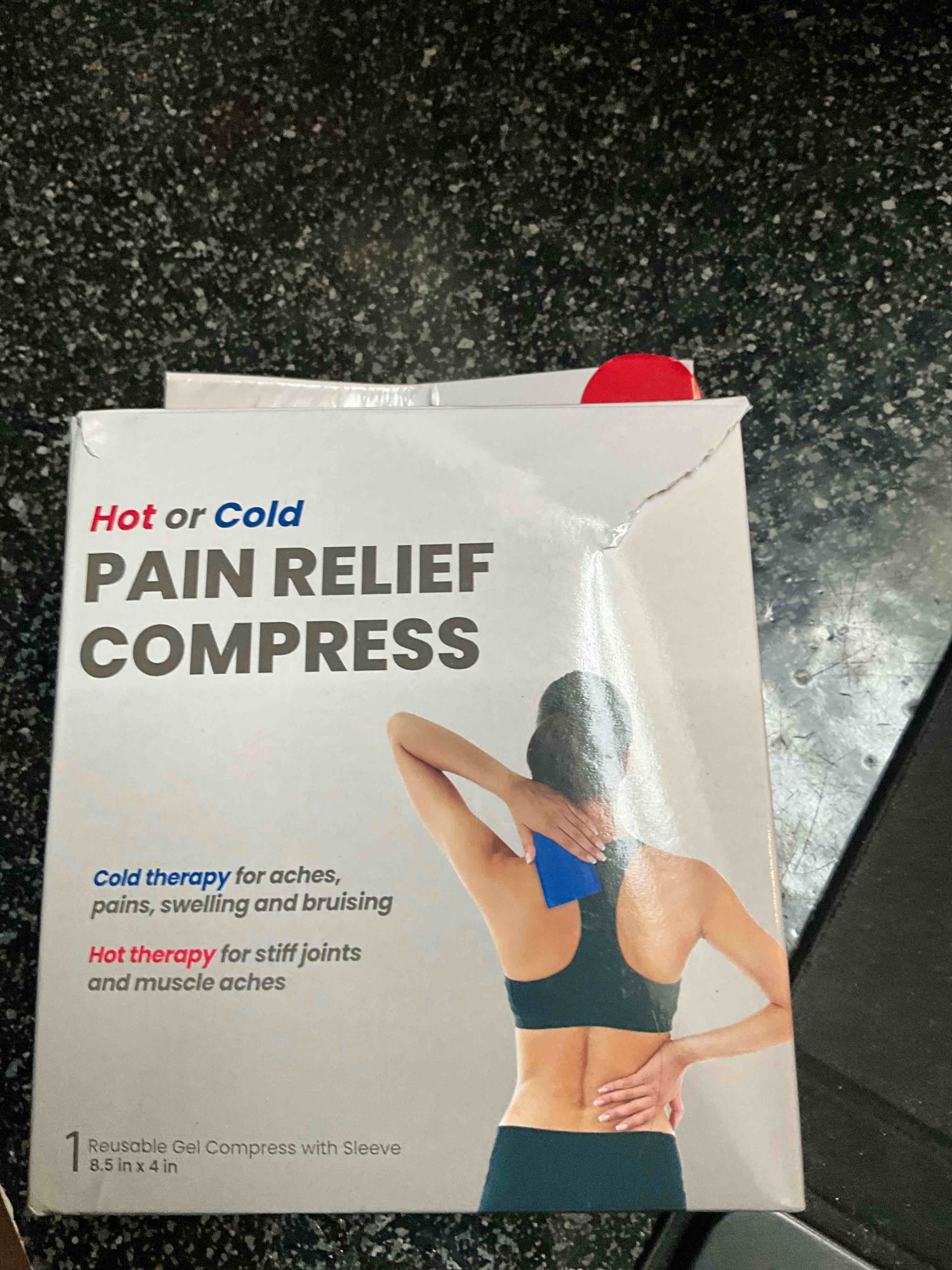 Hot or Cold - Pain Relief Compress - 1 - 8.5in X 4in 