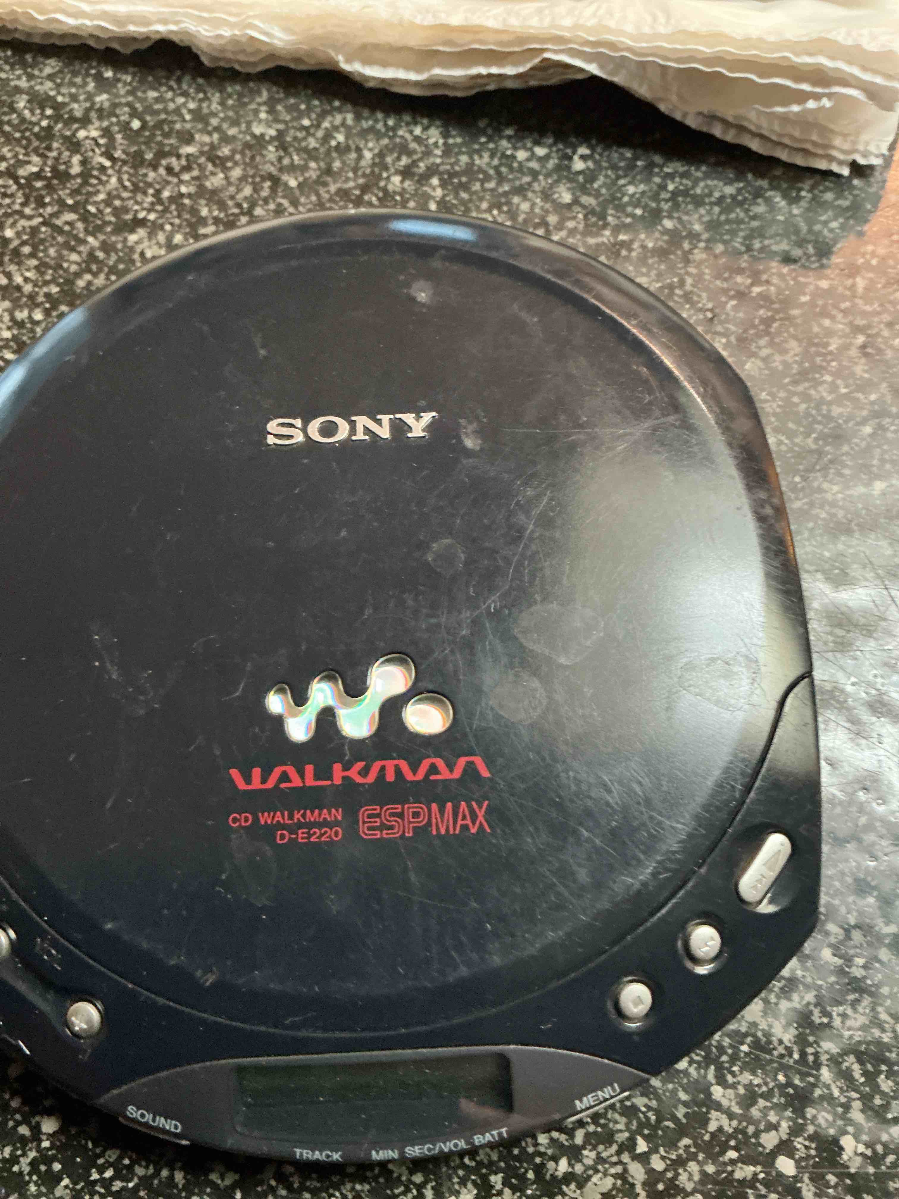 Sony Black CD Player 