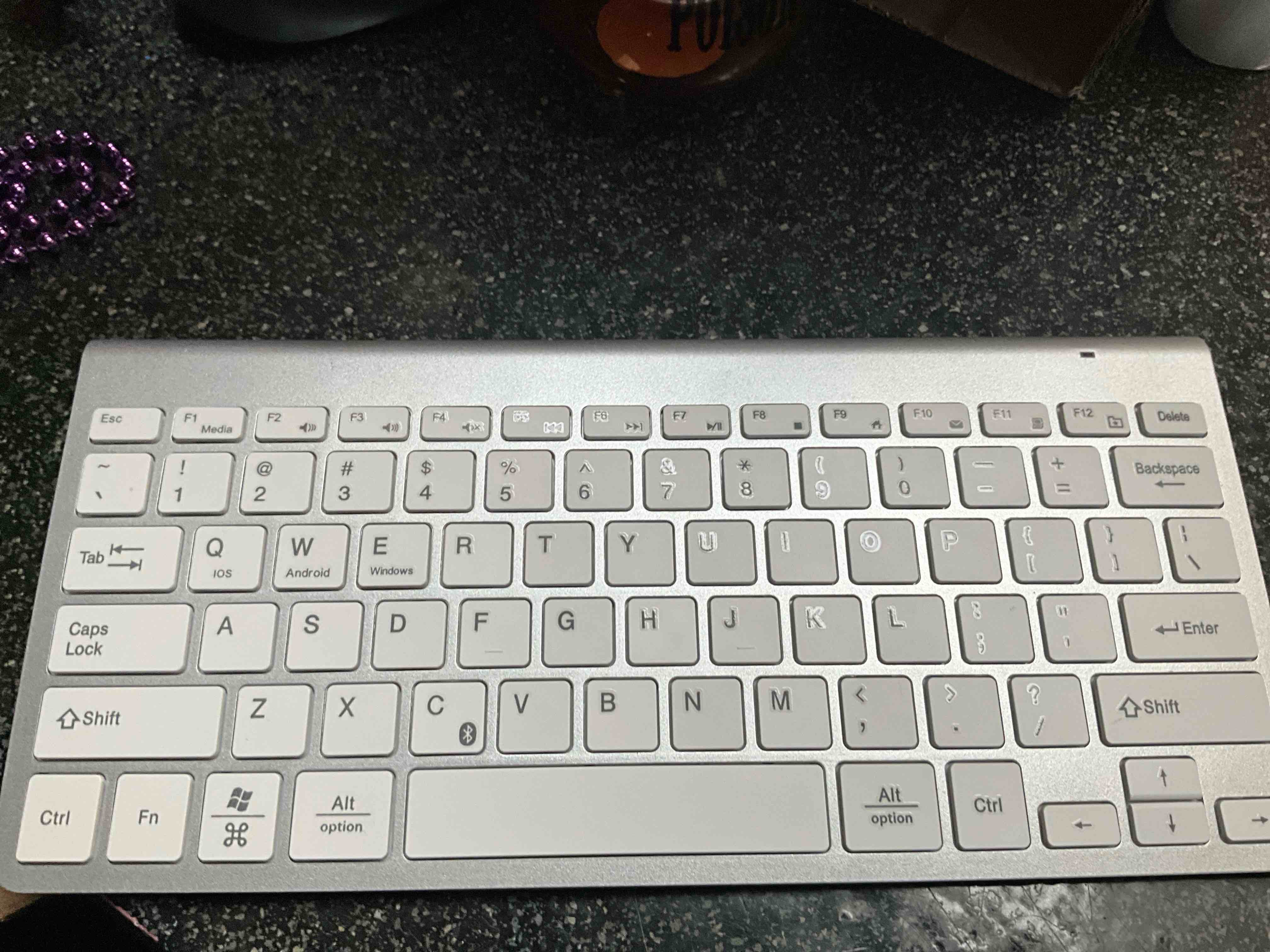BYTECH - Bluetooth - Portable Keyboard (needs 2 - AAA Batteries) 