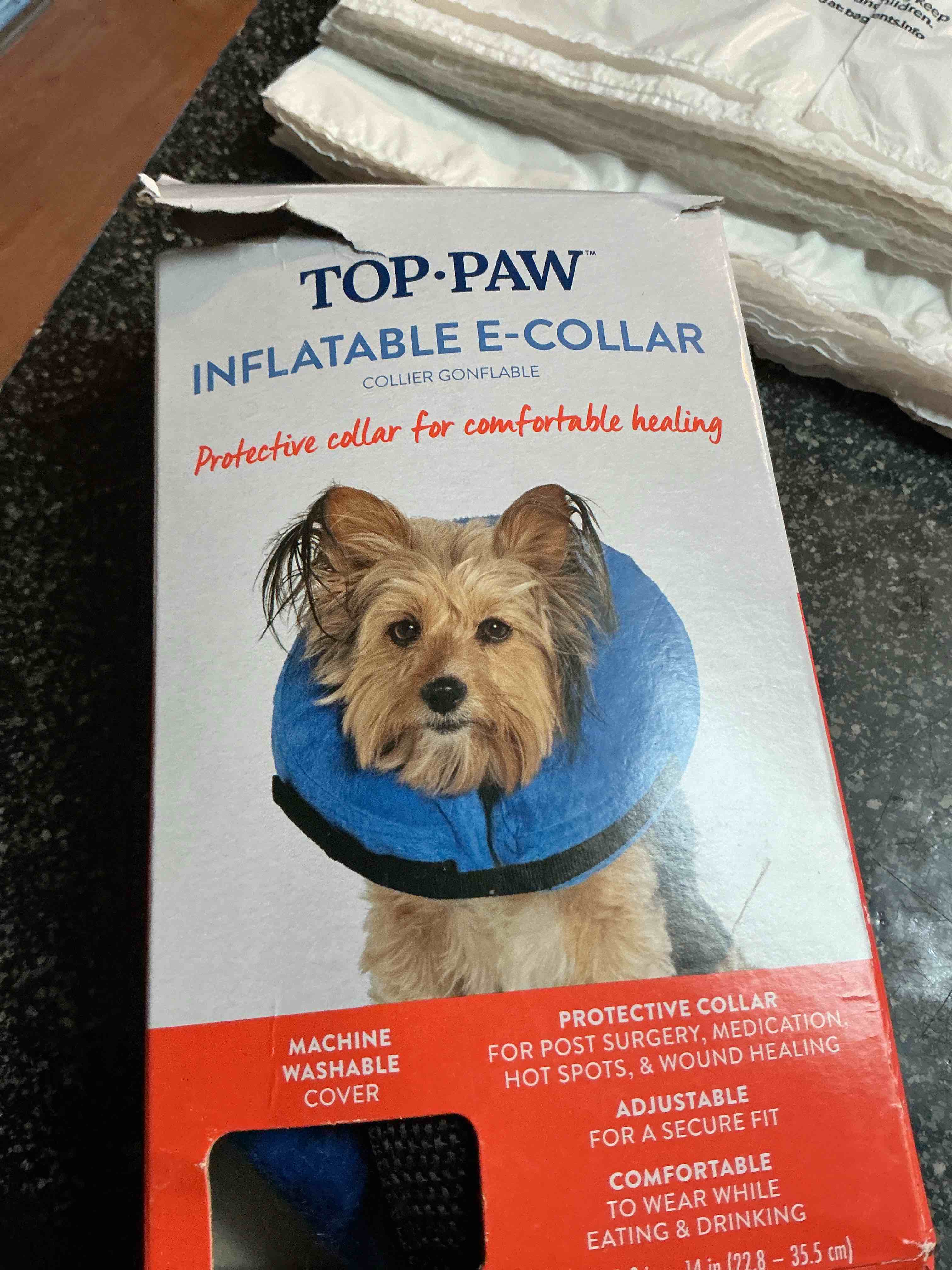 Top - Paw Inflatable E - Collar - size - Medium
