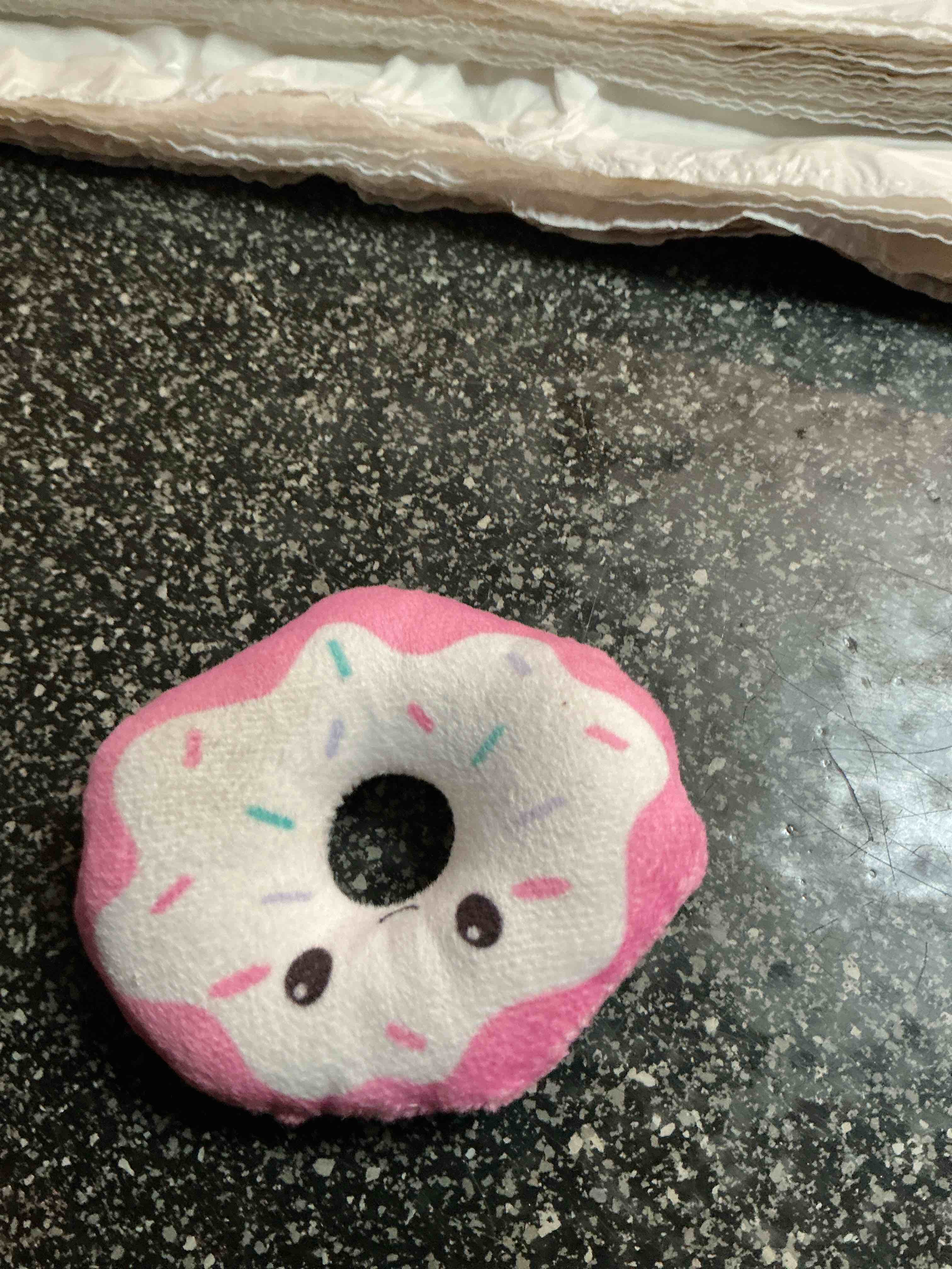 Multi Color Donut Cat Toy 