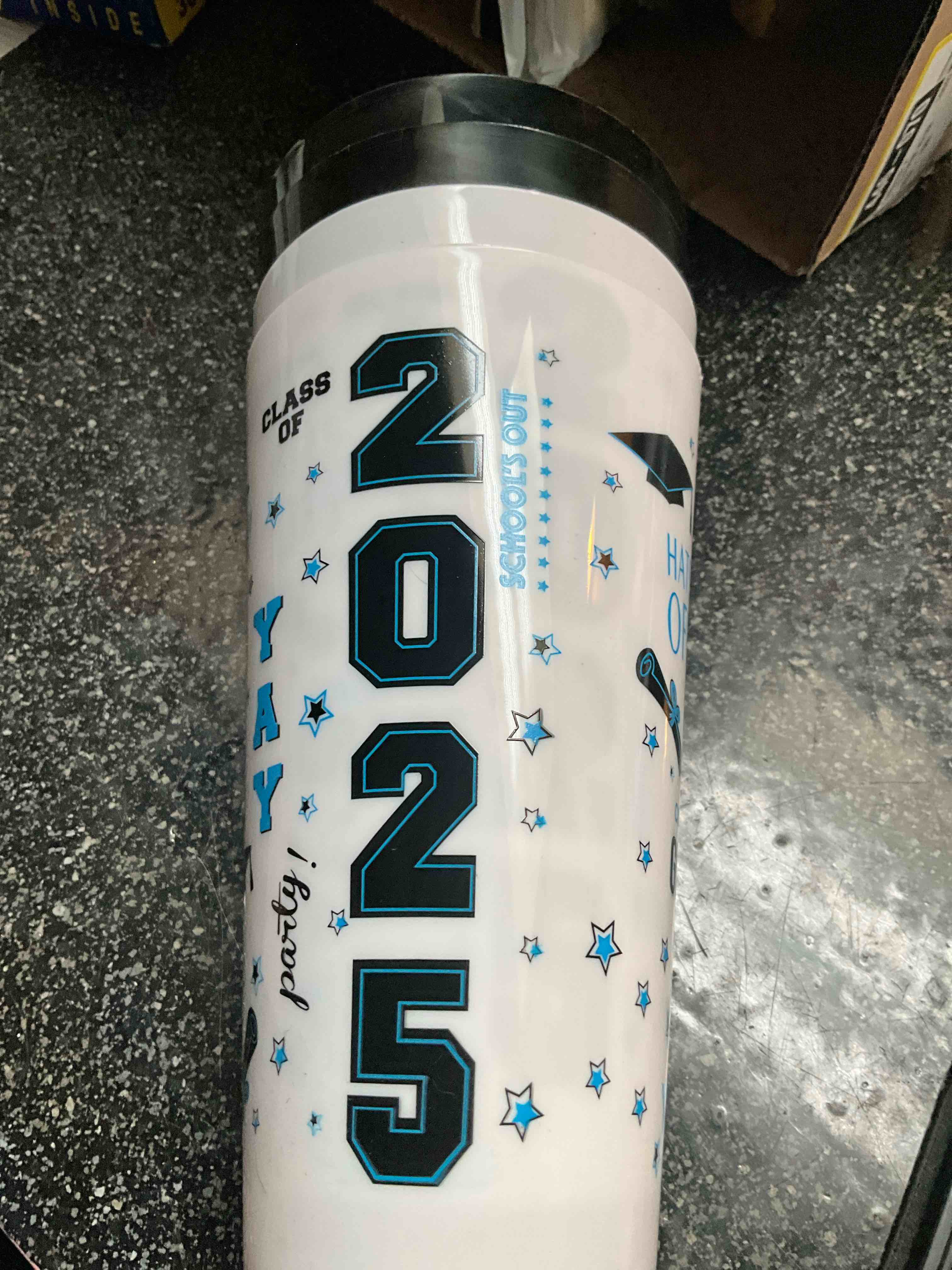 Large 2025 Tumblers - Black/White 