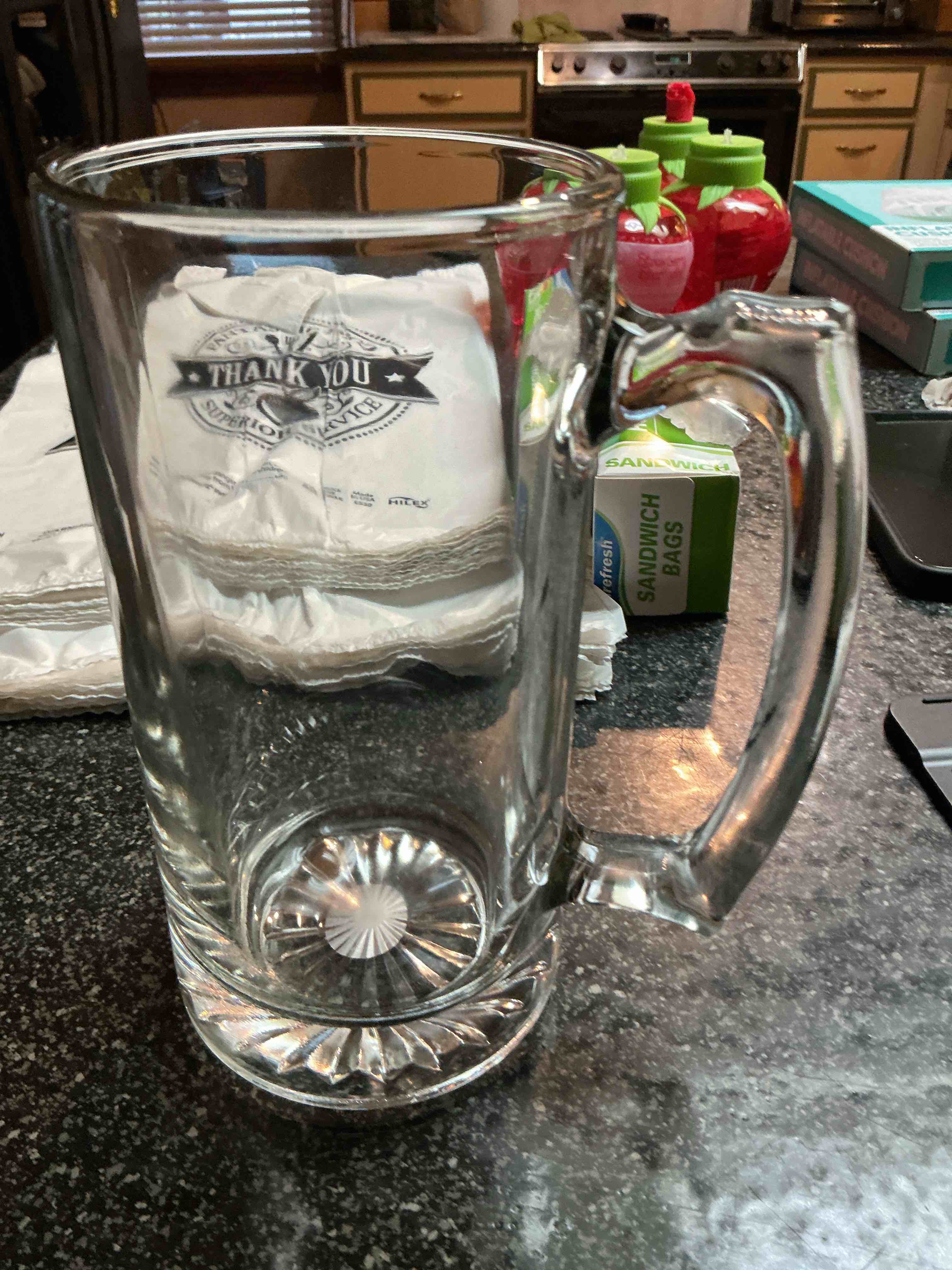 glass mug