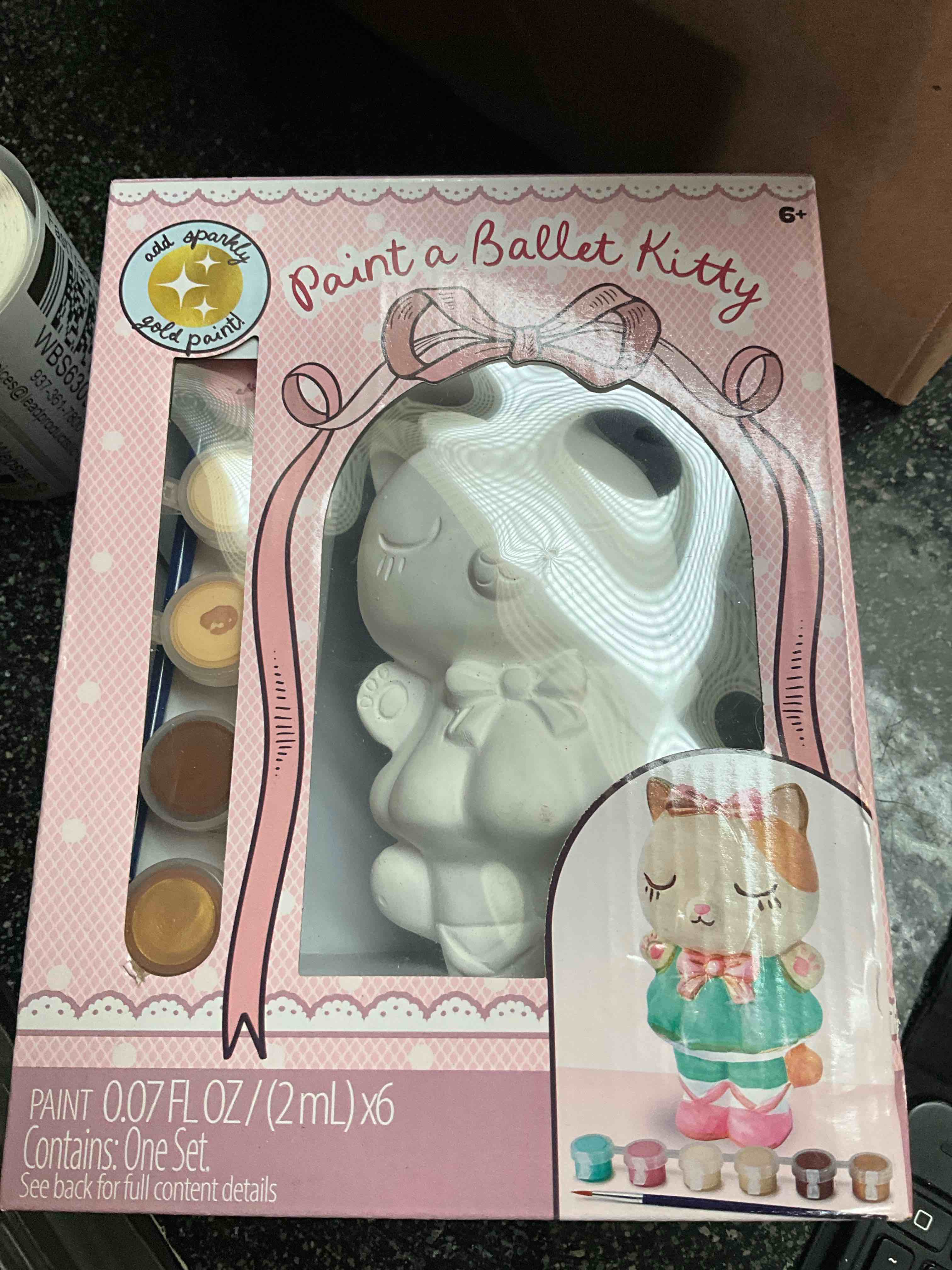 Paint A Ballet Kitty - one complete set 