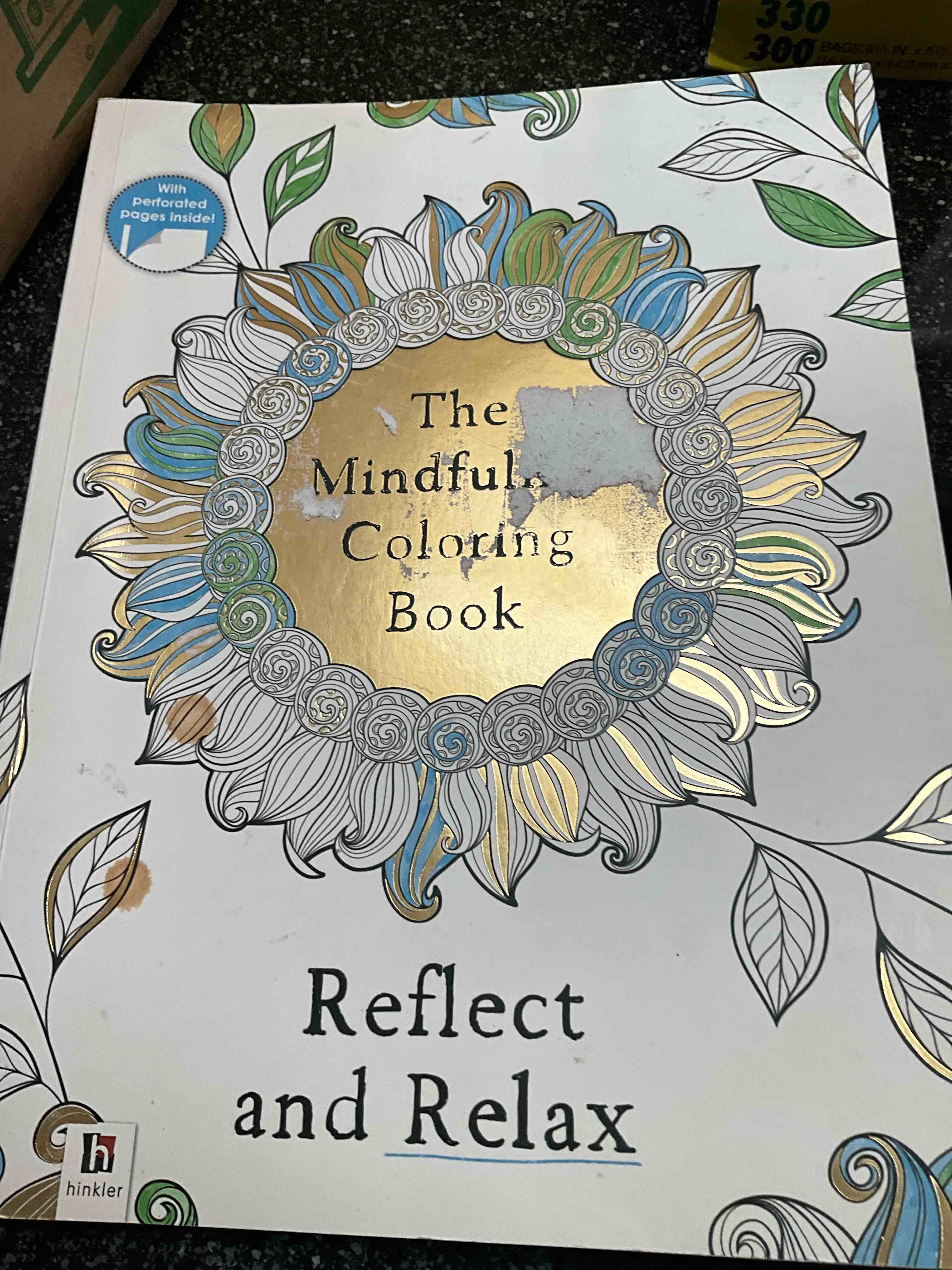 The Mindful Coloring Book - Reflect and Relax 