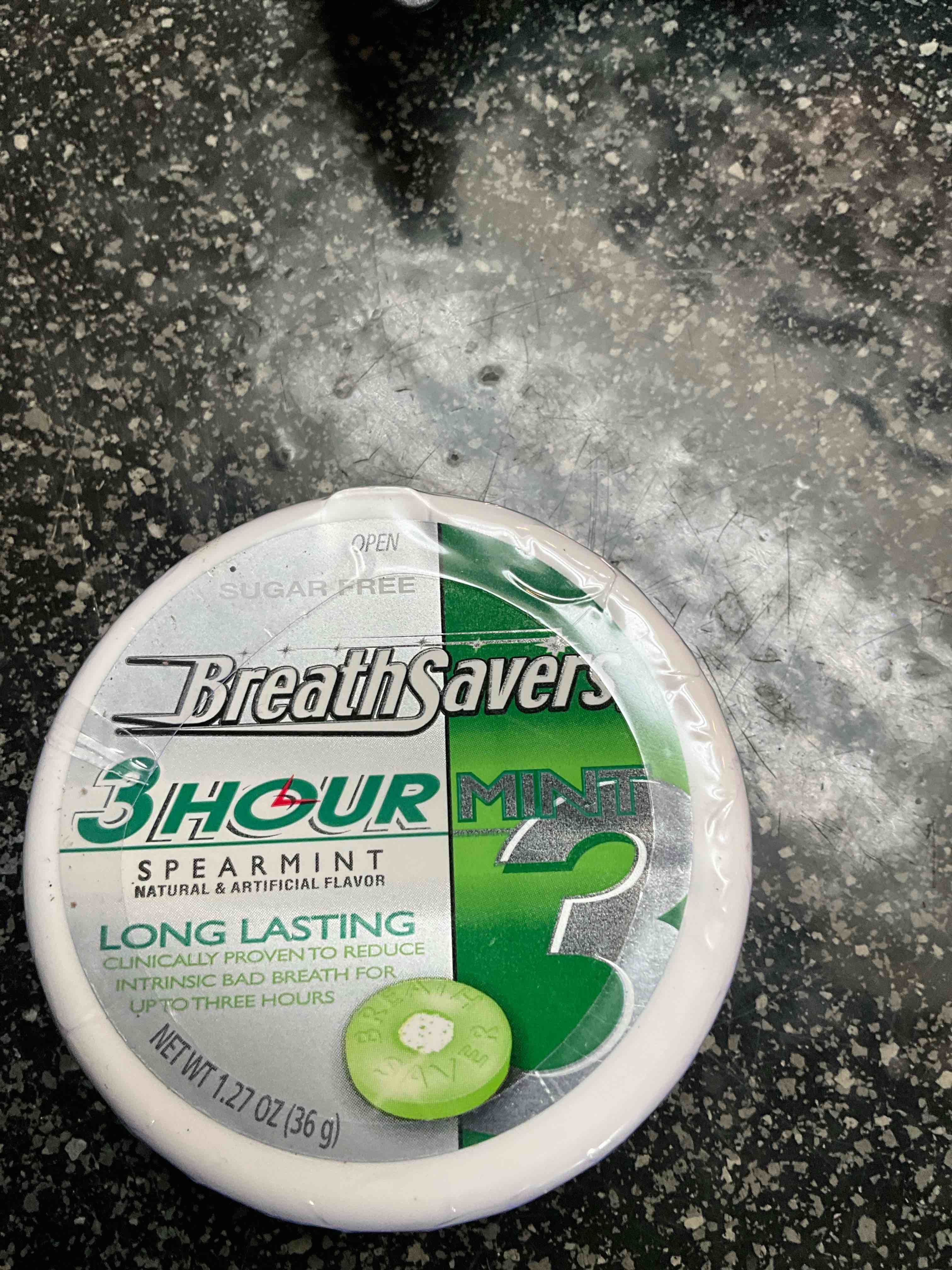 Sugar Free Breath Savers - 3 Hour Long Lasting - Mint - 1.27 oz 