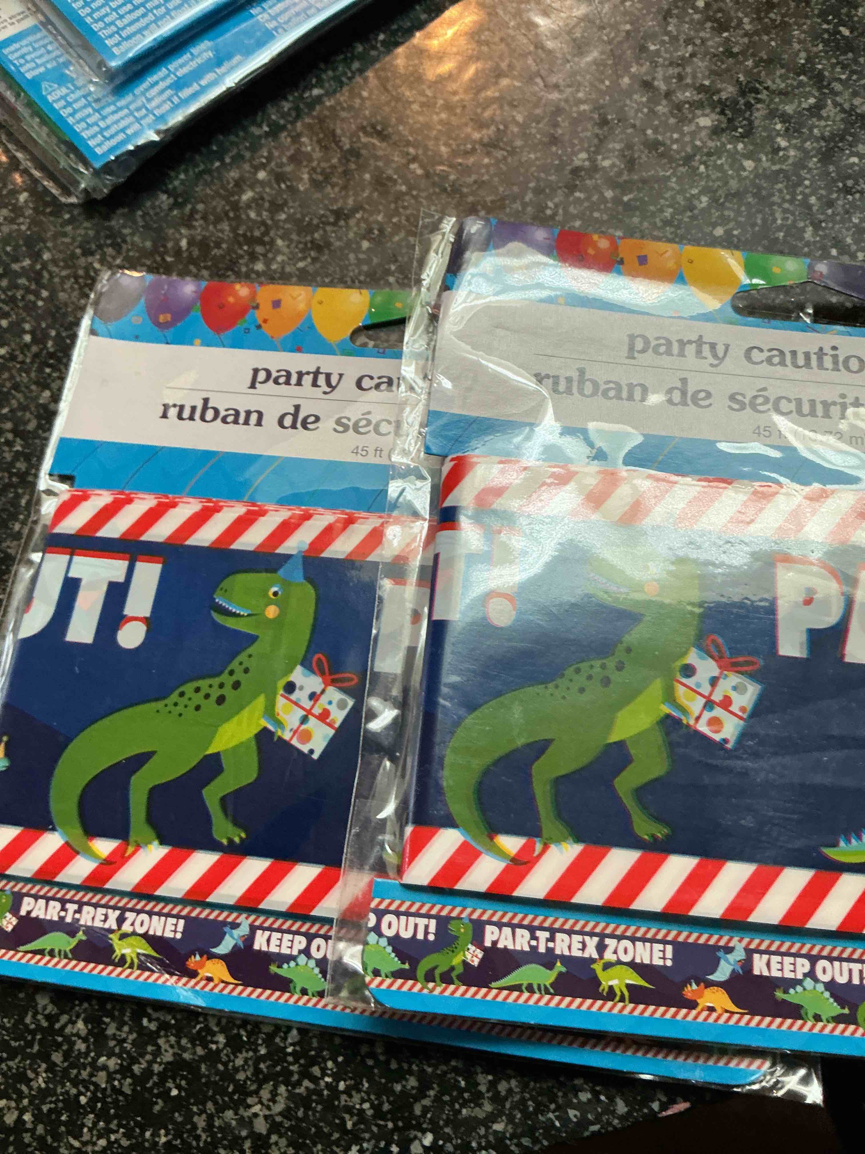 Par- T - Rex Party Caution Tape 