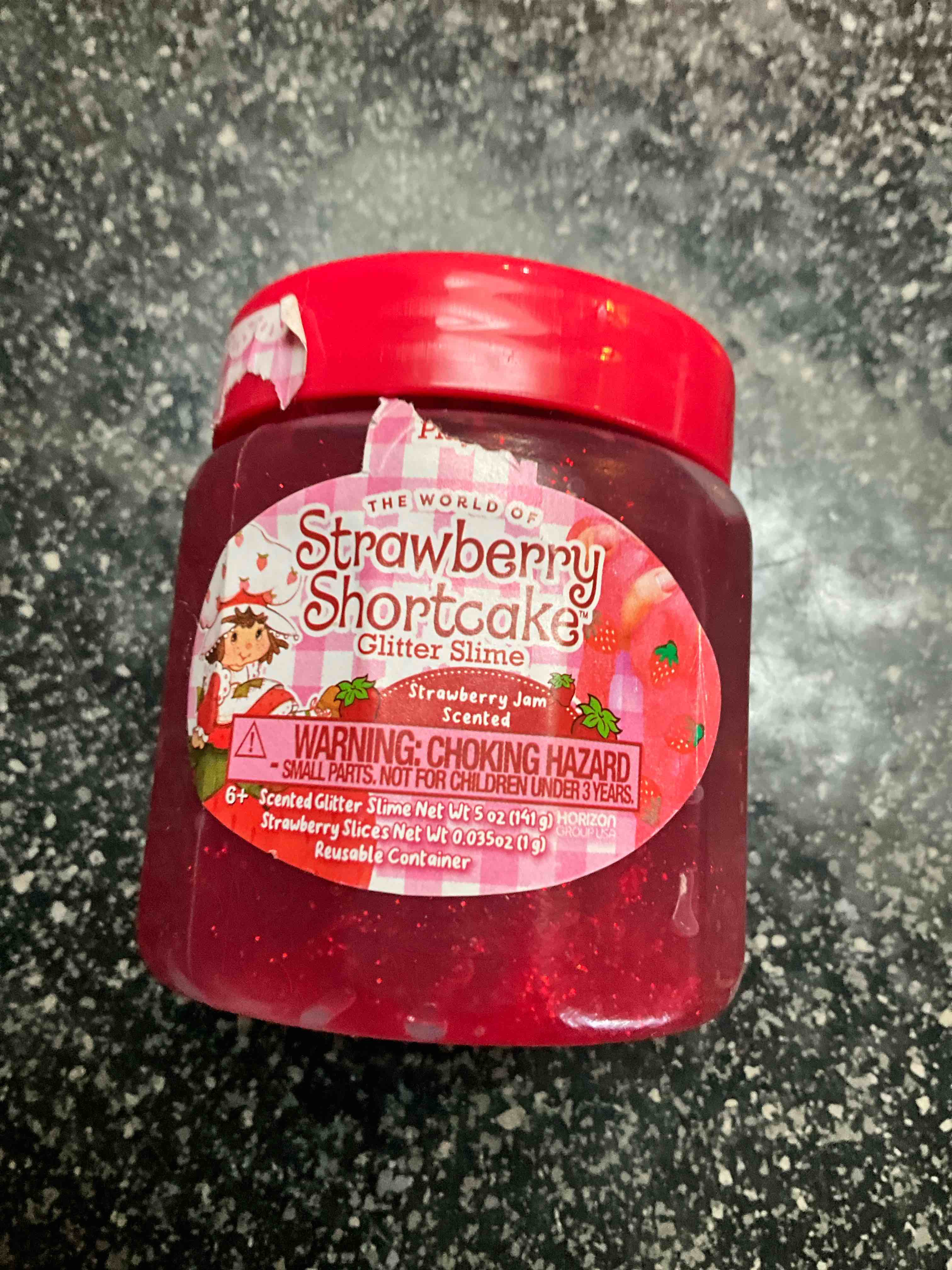 Strawberry Shortcake - Glitter Slime - 