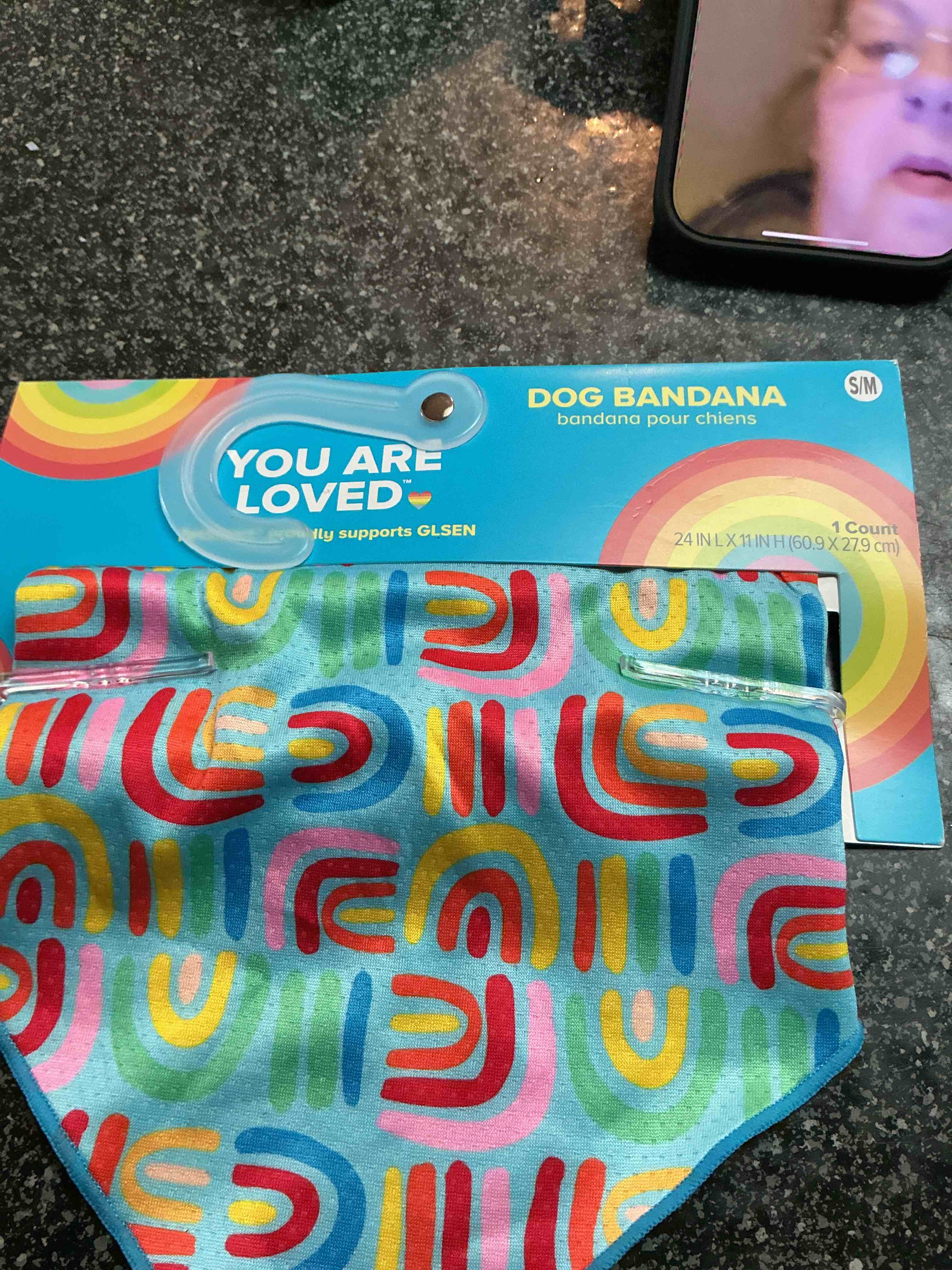 you are loved dog bandana 