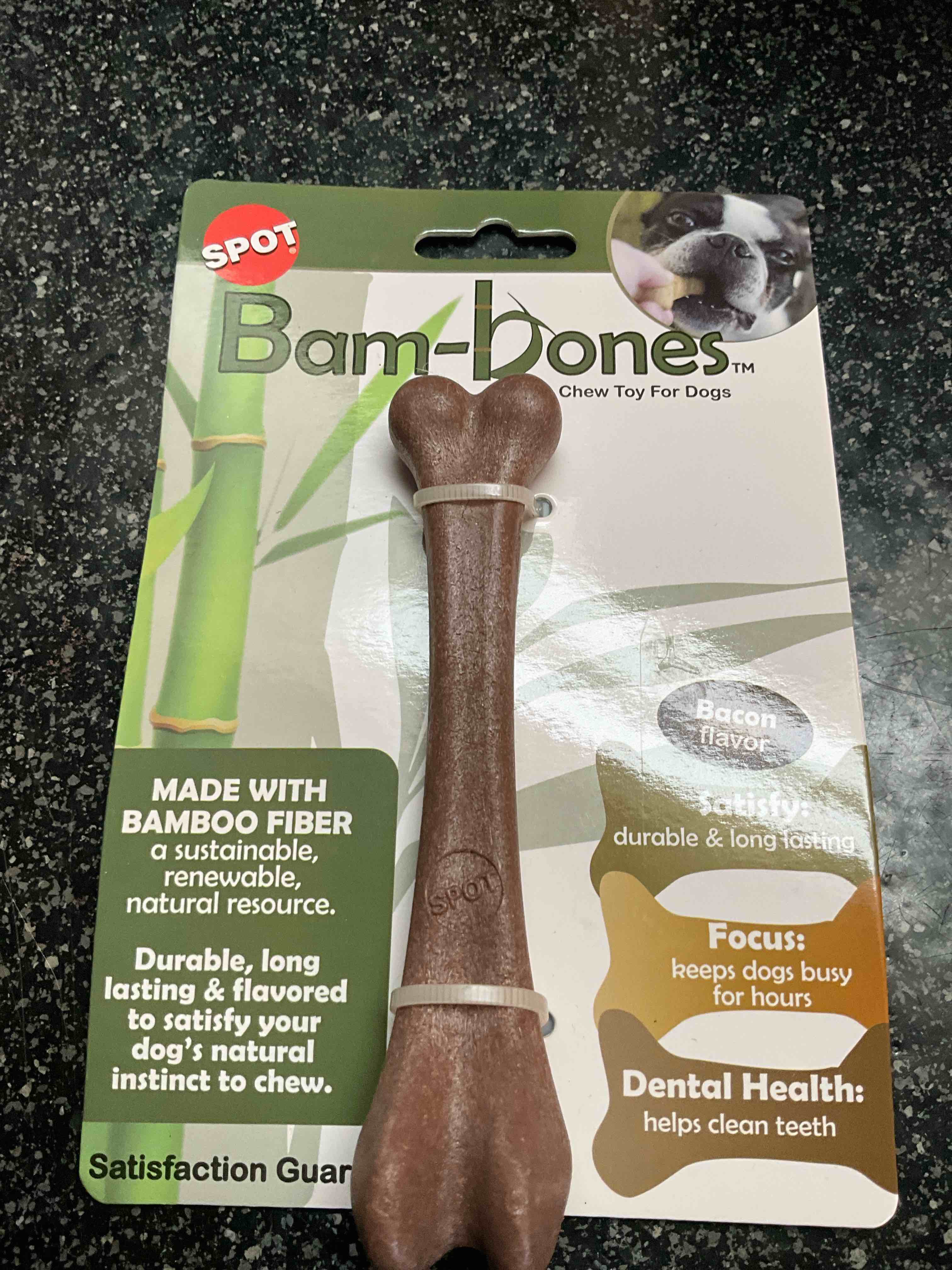 Bam Bones - Chew Toy for Dogs - Bacon Flavor 