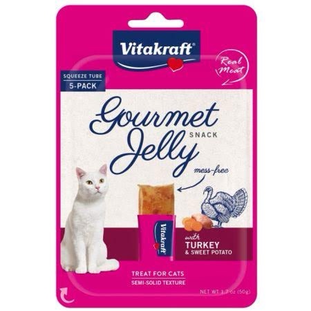 Vitakraft - Gourmet Jelly For Cat Food - Turkey & Sweet Potato 
