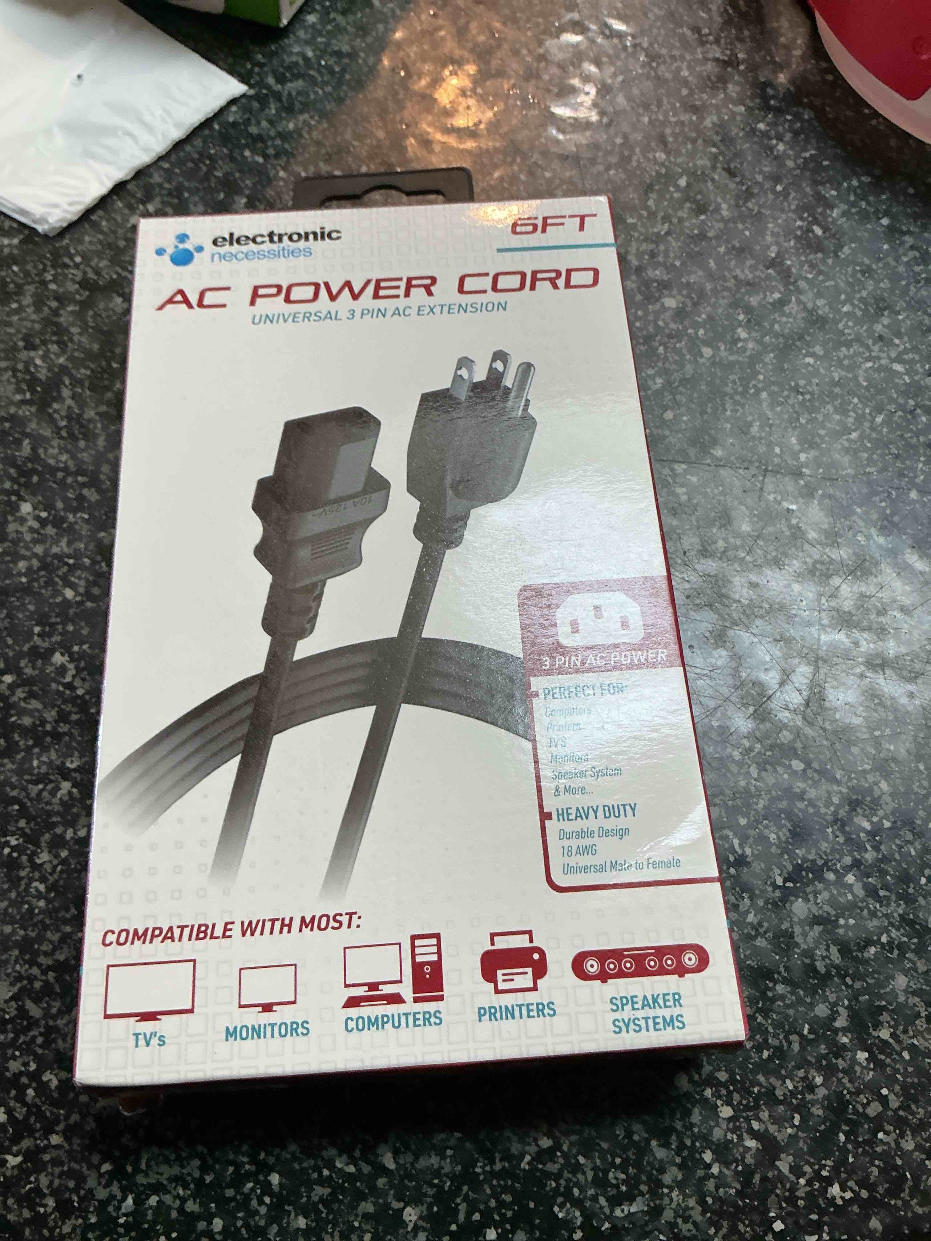 Electronic AC Power Cord 