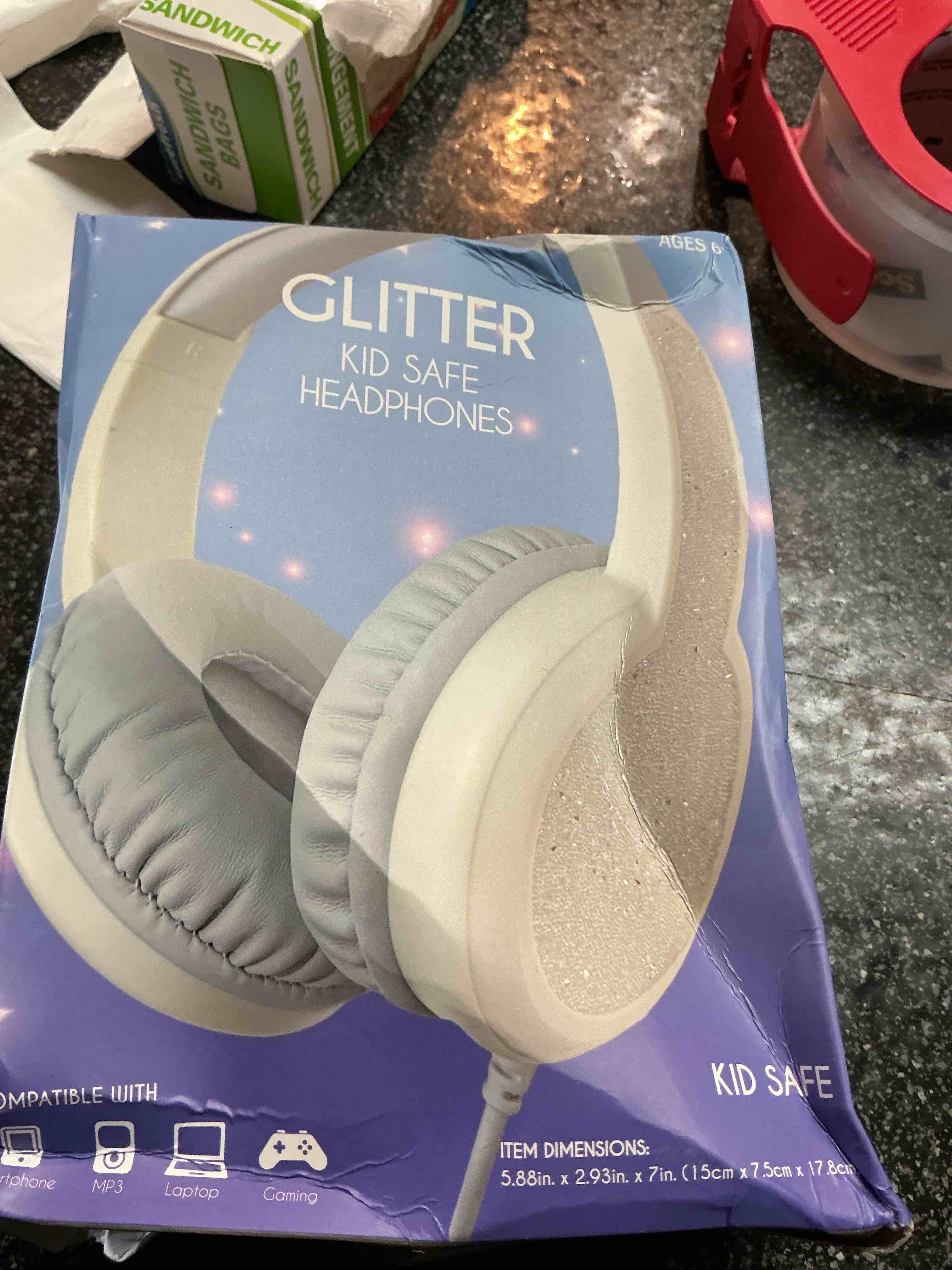 Glitter Kid Safe Headphones 