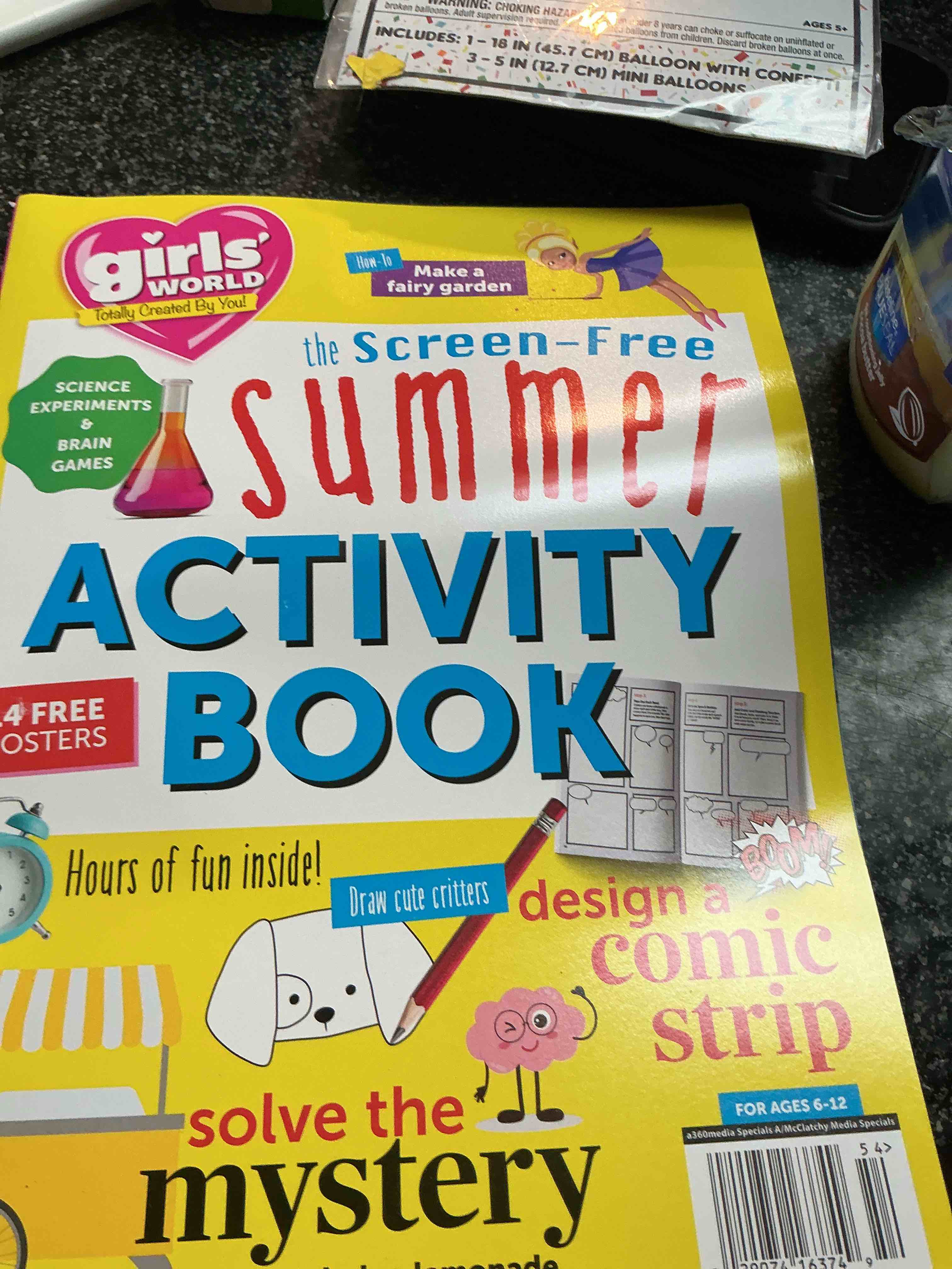 Girls World Summer Activity Book 