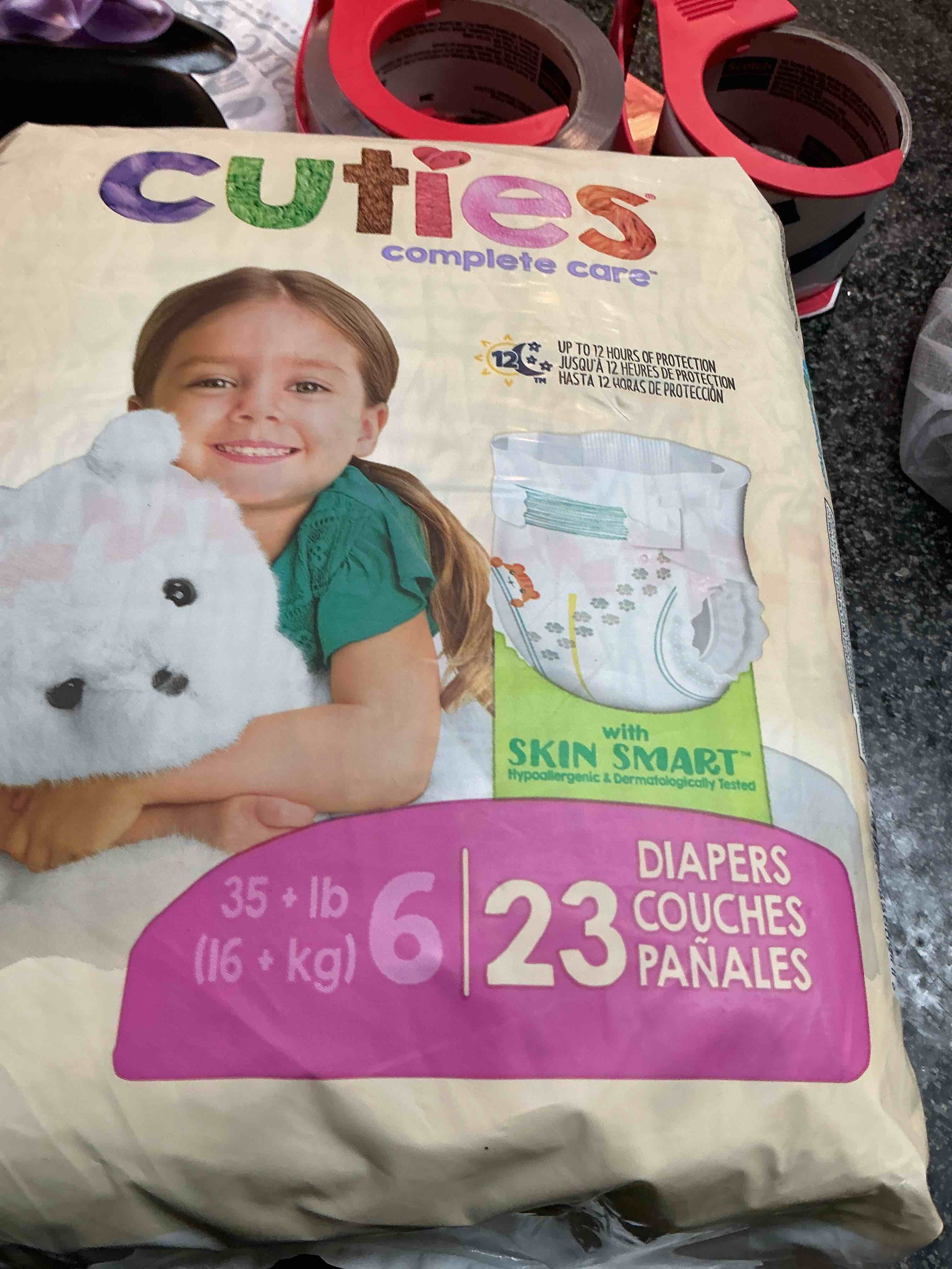 Cuties Complete Care 35 Lb. 23 Diapers 