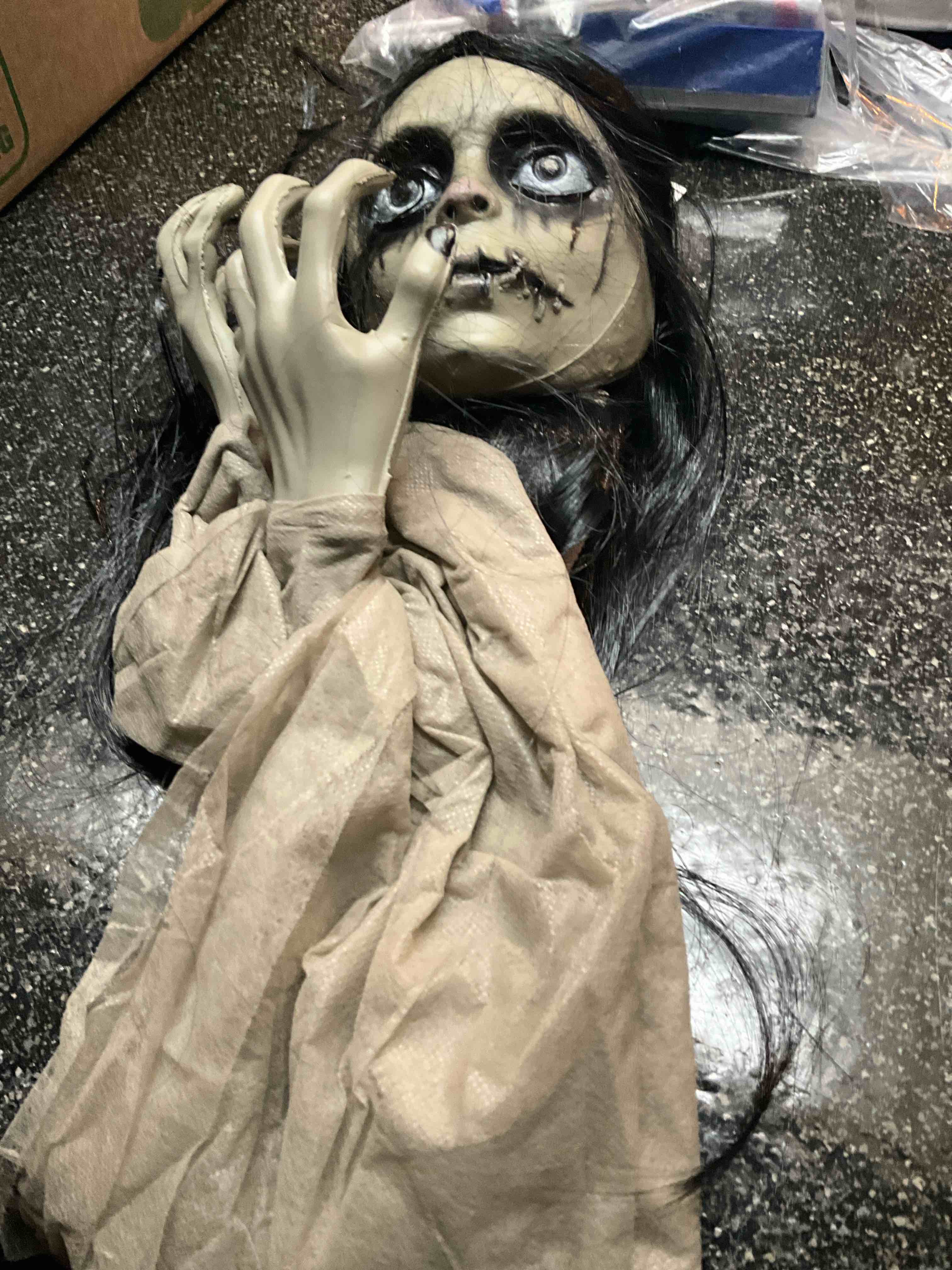 Creepy Hanging Halloween Decoration - Pose-able 