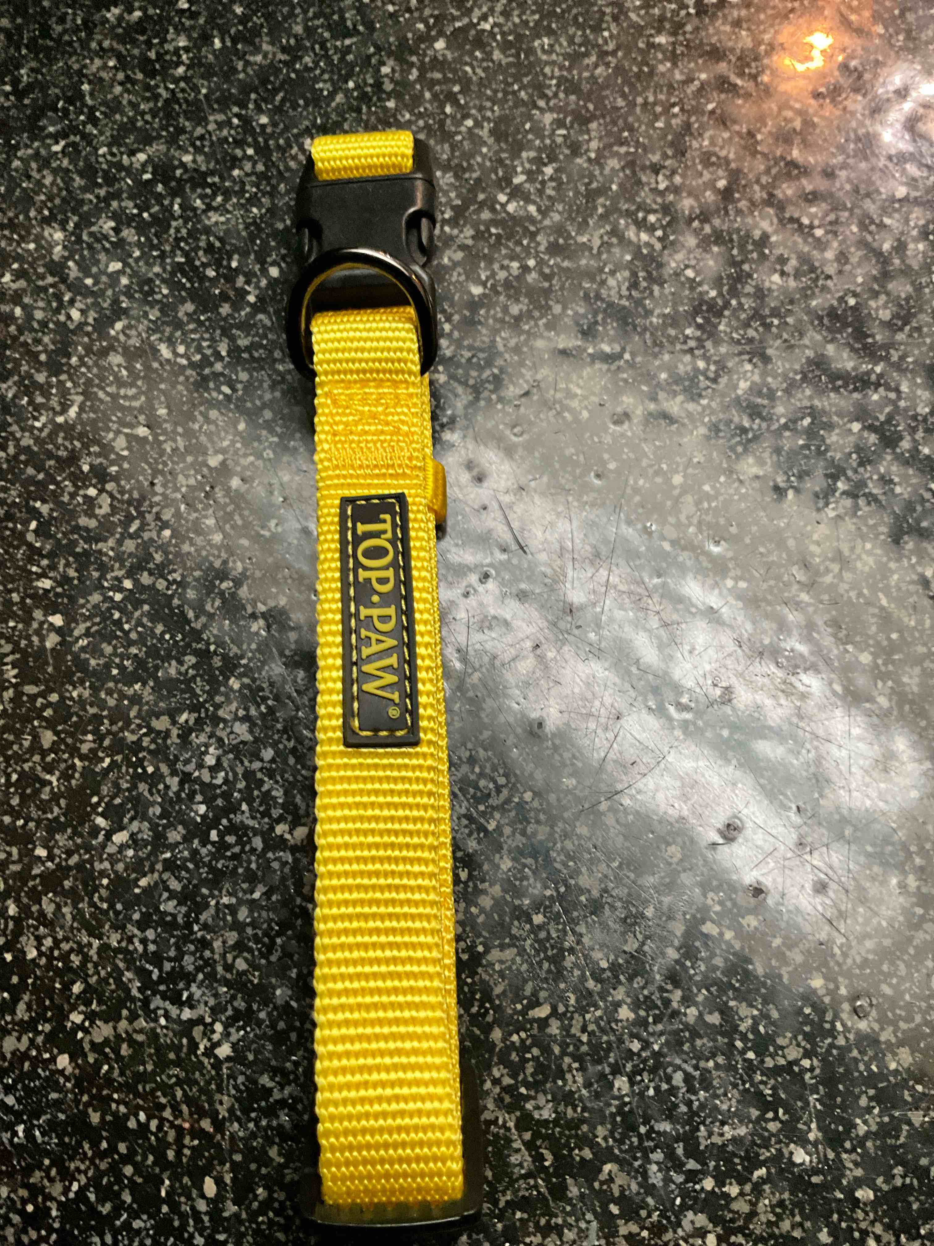 Top Paw - Yellow - Pet Collar - Size - L