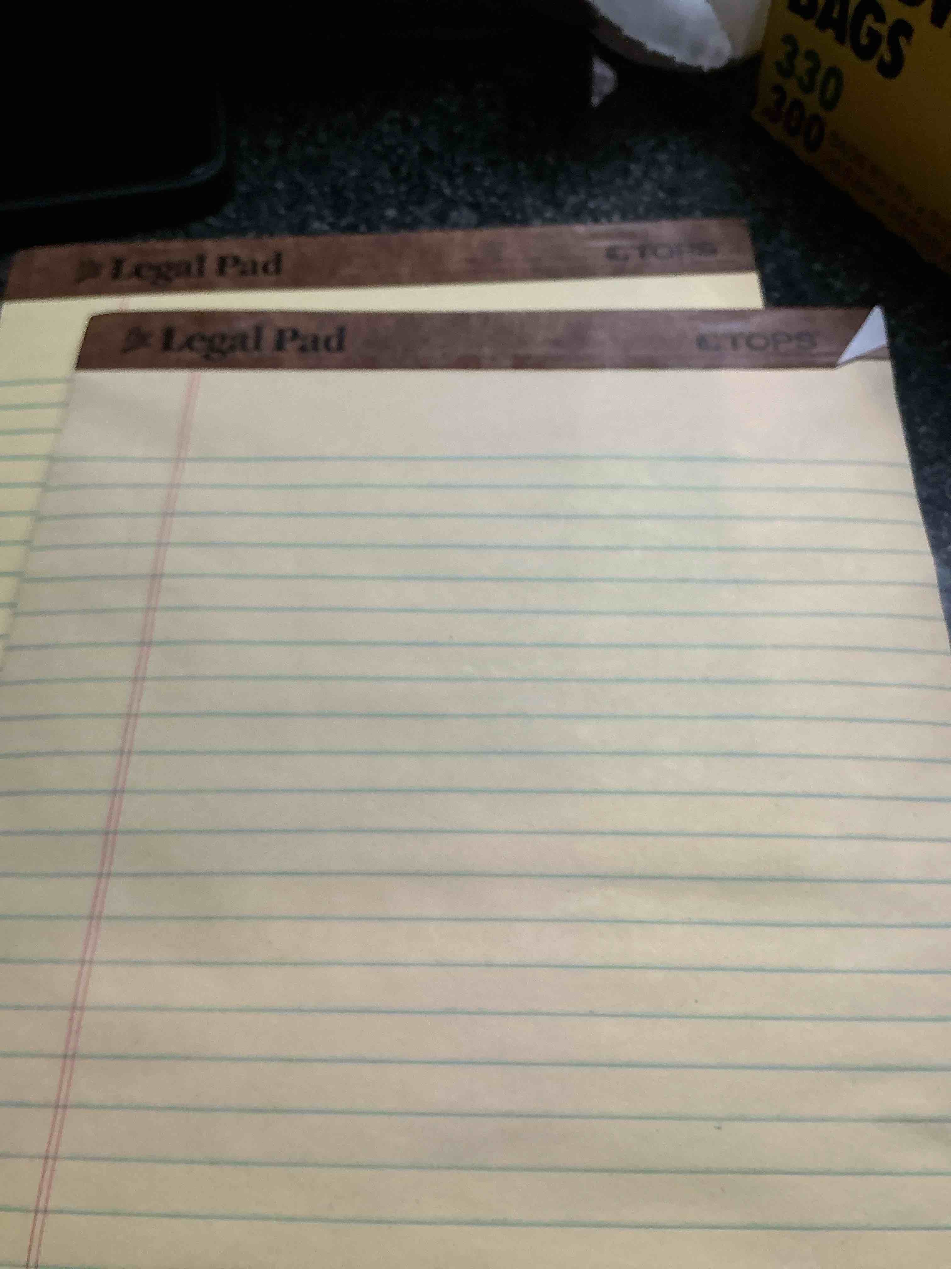 Writing Pad Legal Pad 