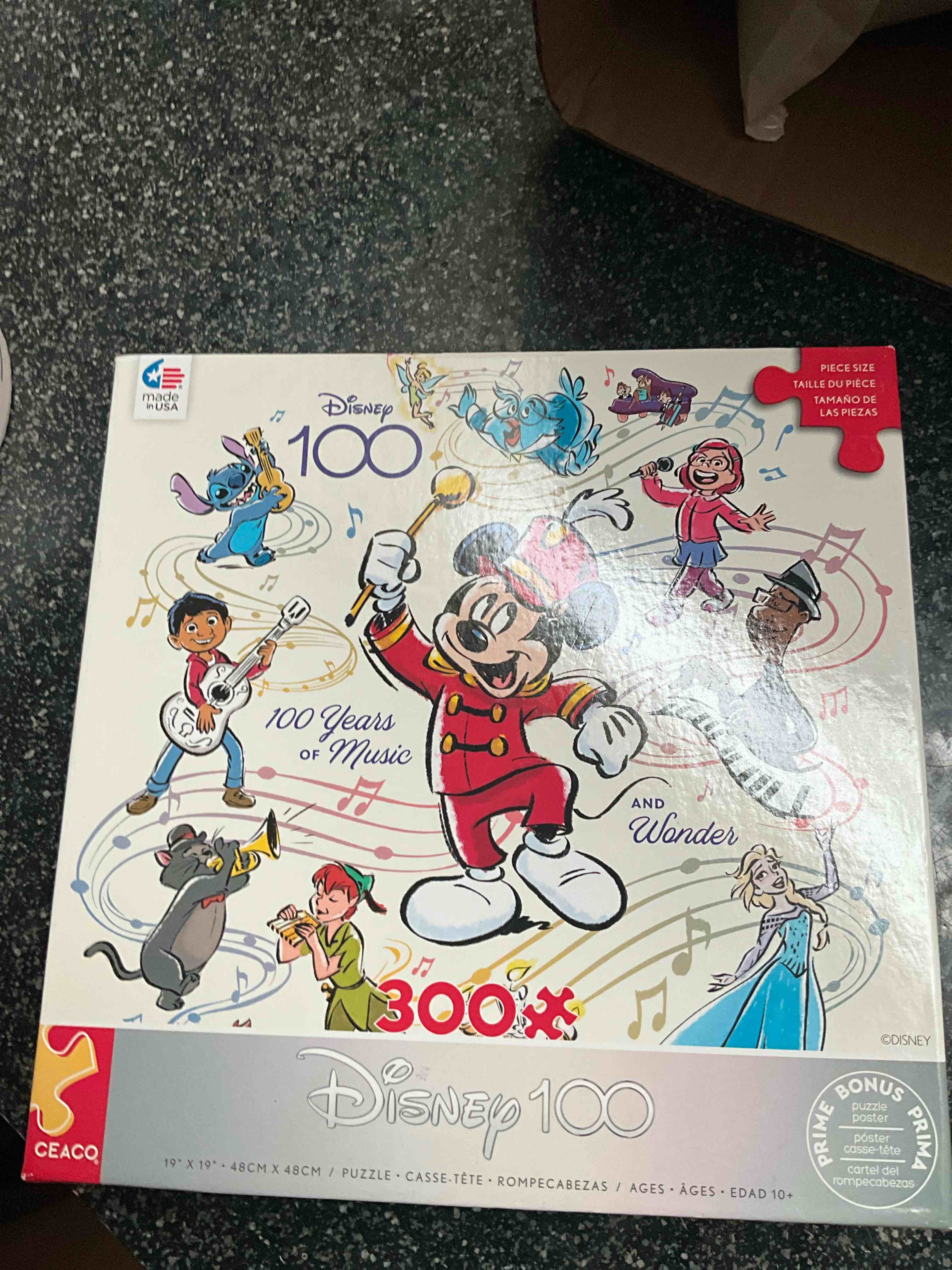 Chaco - Disney 100 - 19 x 19 - 300 pc Puzzle 