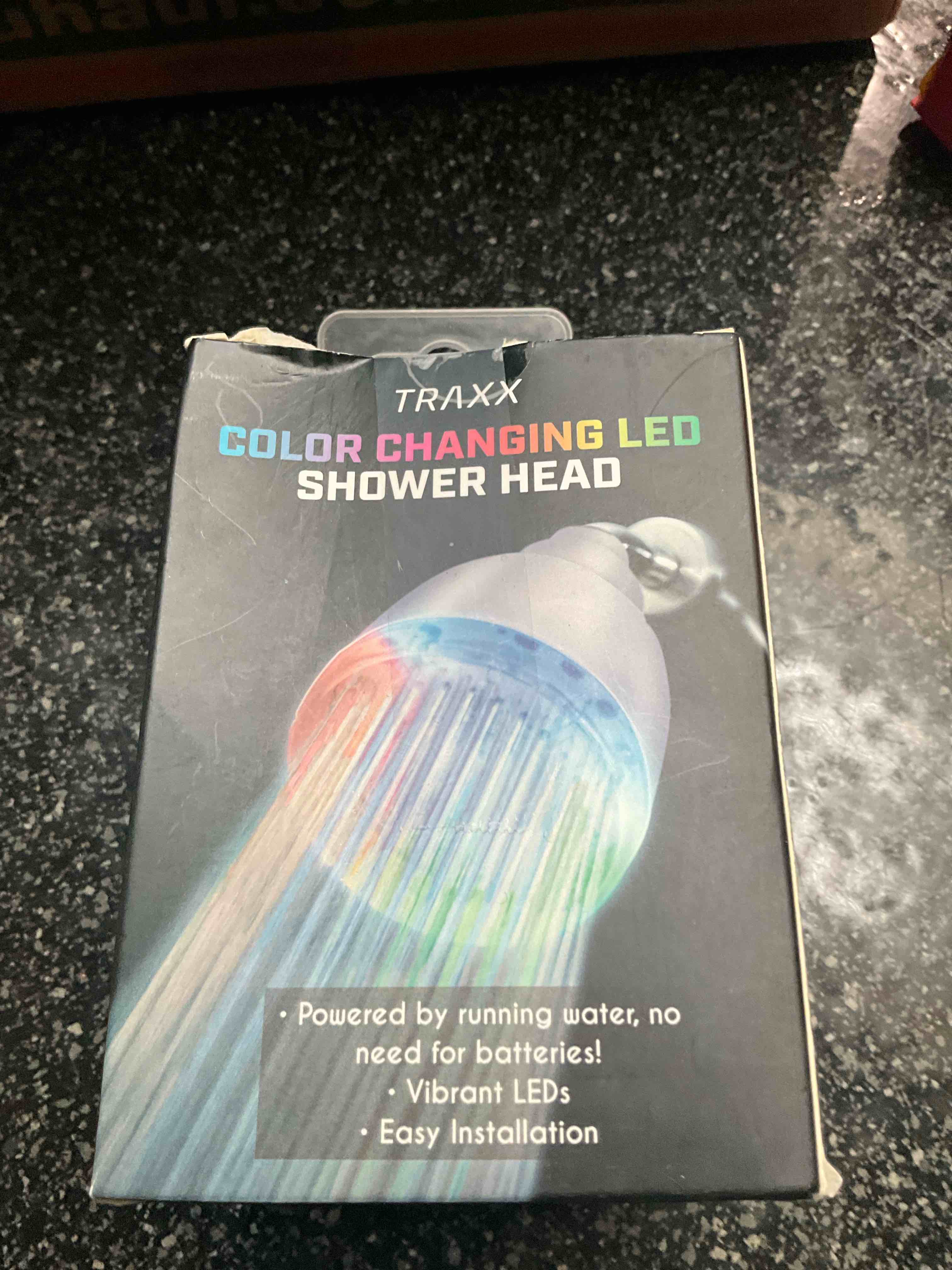 Traxx - Color Changing LED Shower Head