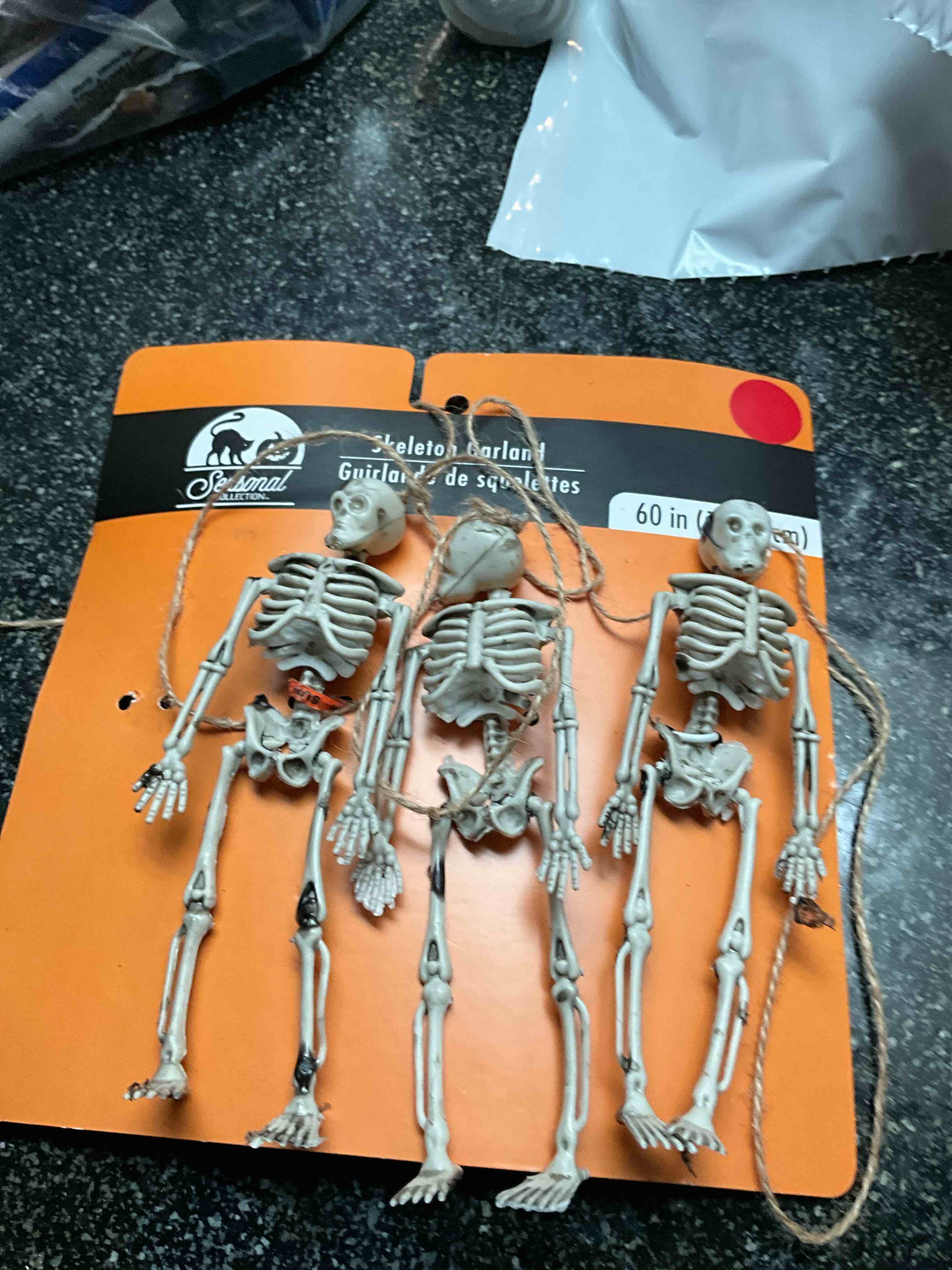 Hanging Skeleton Garland - 60 in 