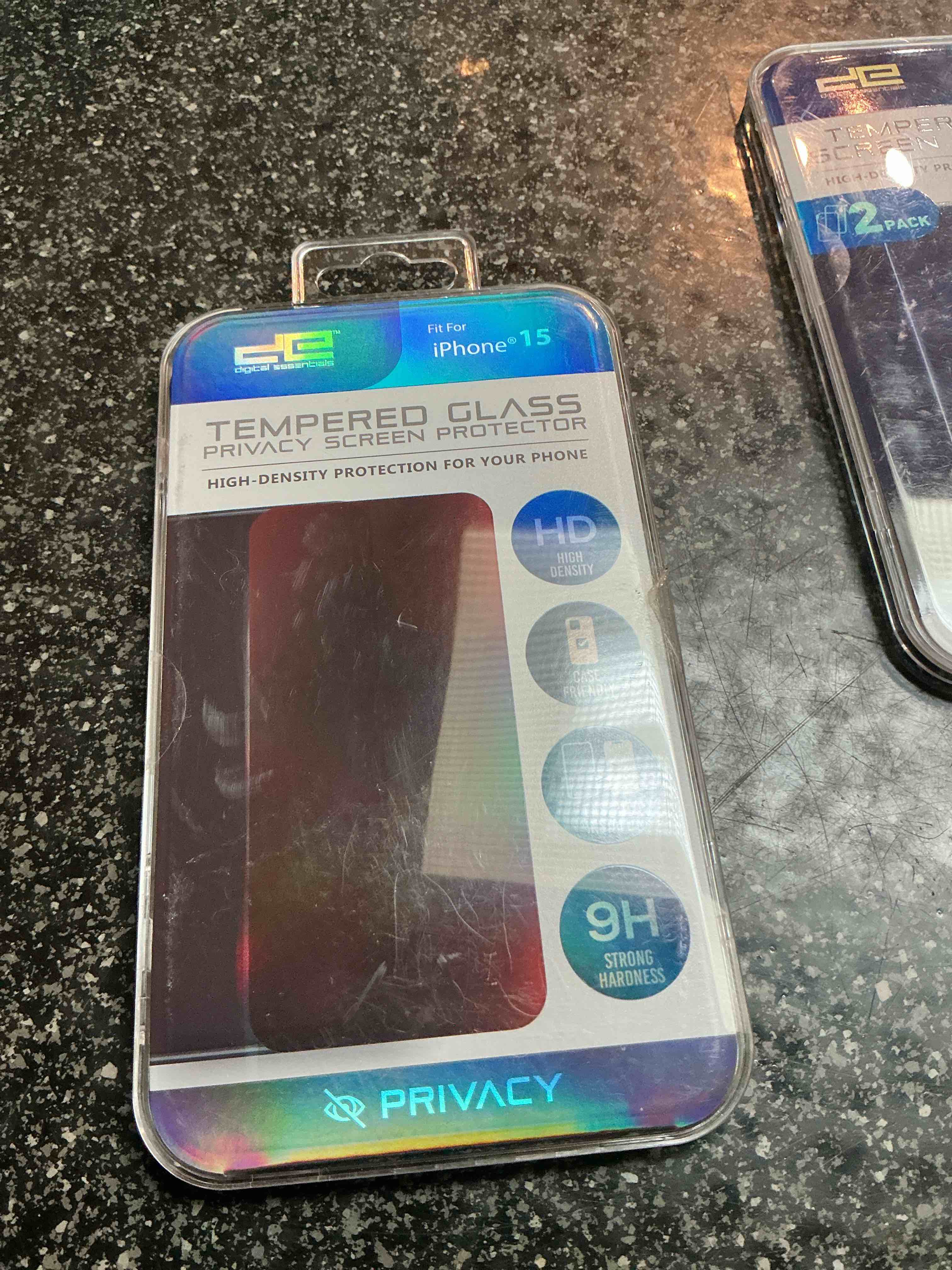 Tempered Glass Privacy Screen Protector For iPhone 15