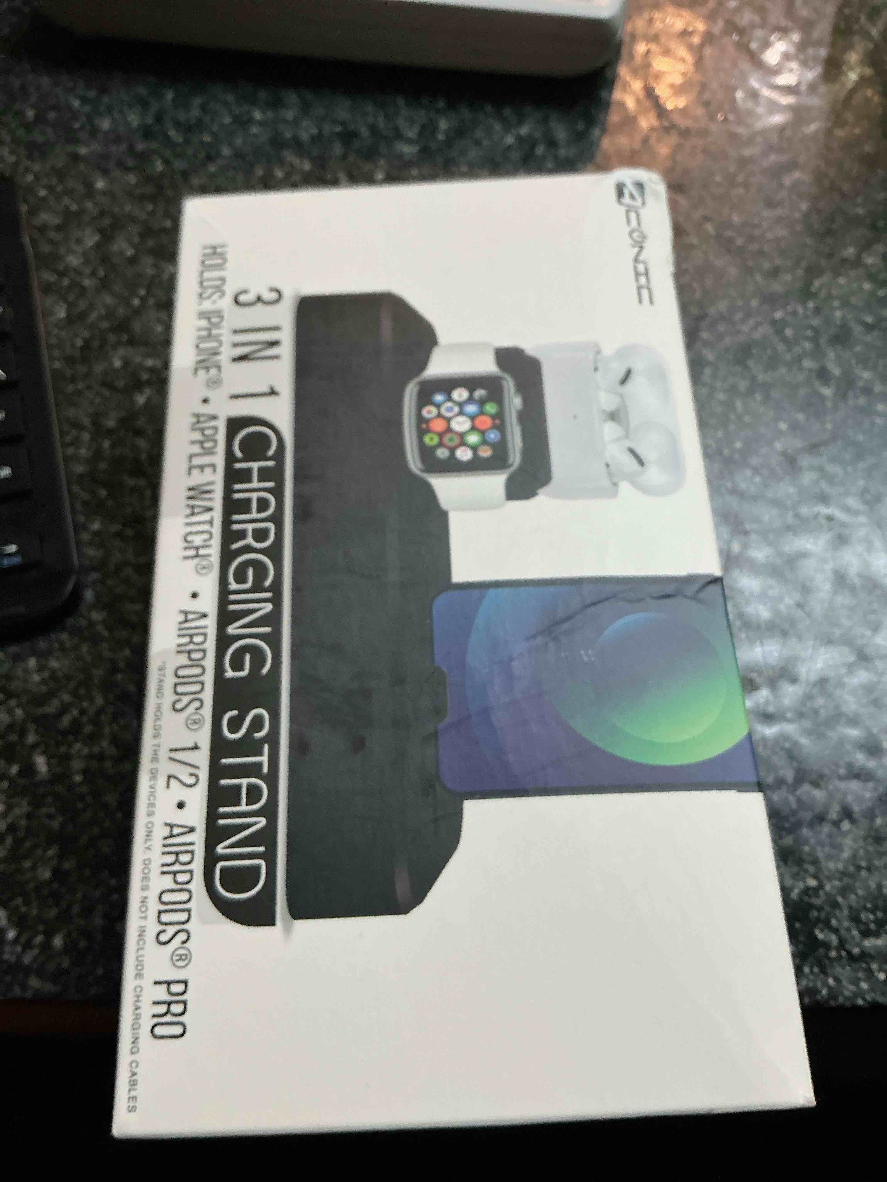 3 In 1 Charging Stand Holds iPhone Apple Watch AirPods 1/2 AirPods Pro 